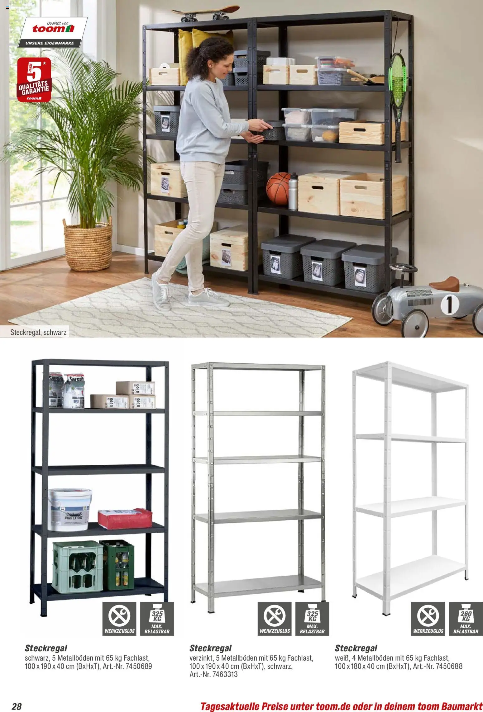 Toom Baumarkt  Wohnen & Haushalt 2026 - Seite 28 - gültig ab 01.01.2026