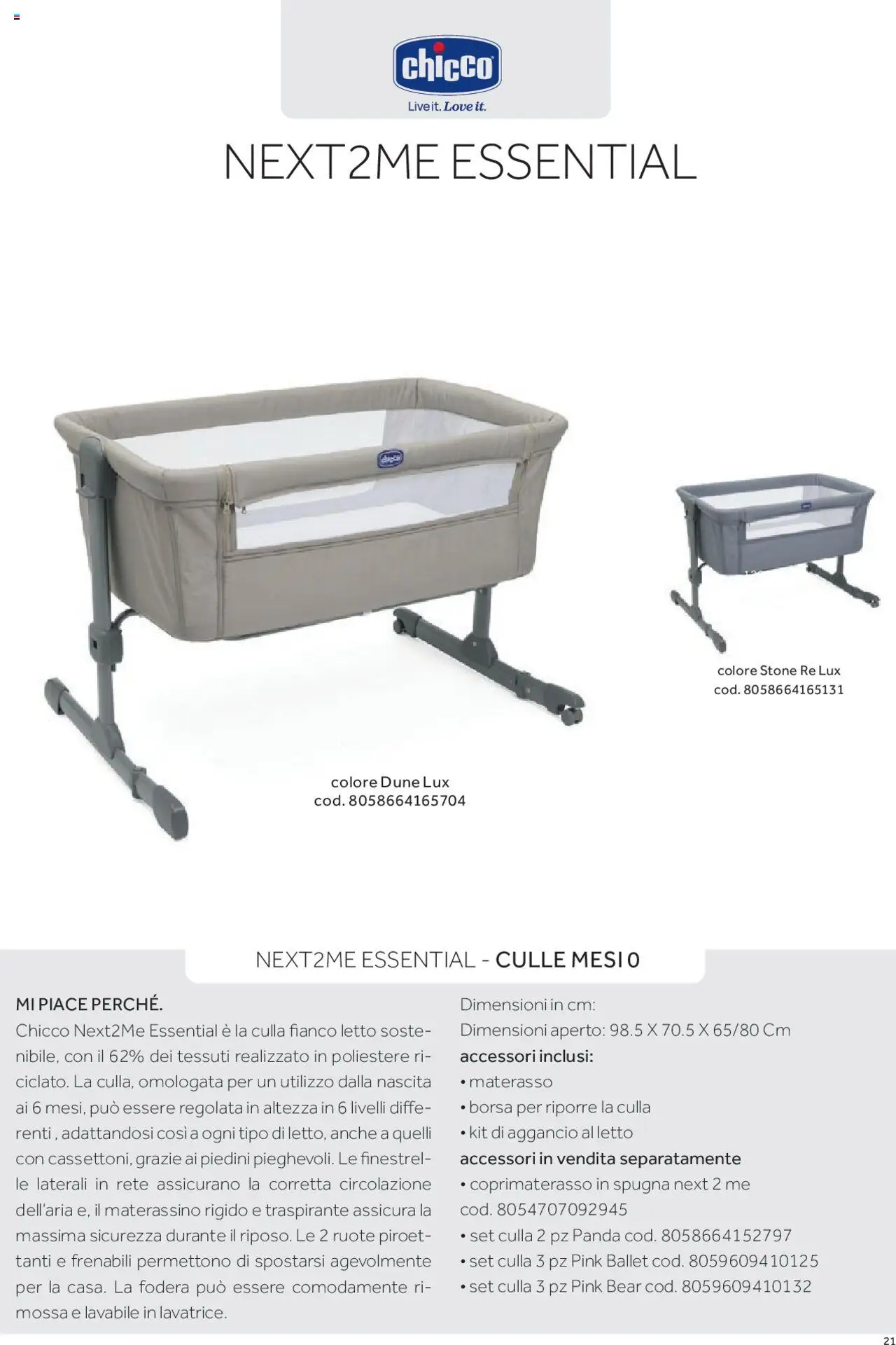 Catalogo Camarette e Lettini Prenatal	 - pagina 14 - valido dal 01/01/2025