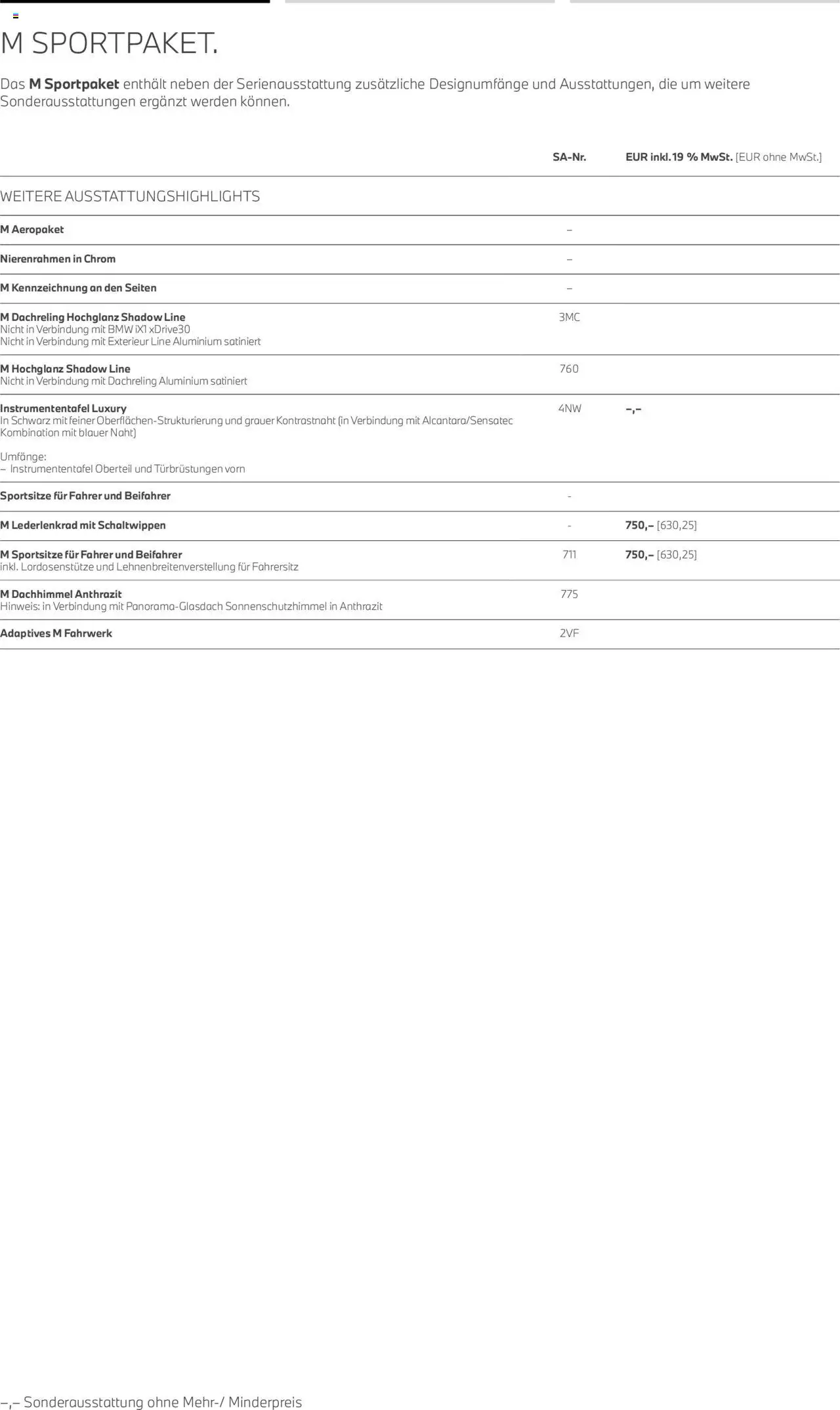 BMW X1 - Seite 9 - gültig ab 01.07.2025