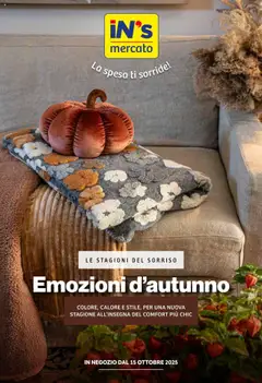 Anteprima IN's Autunno catalogo valida dal 15/10/2025