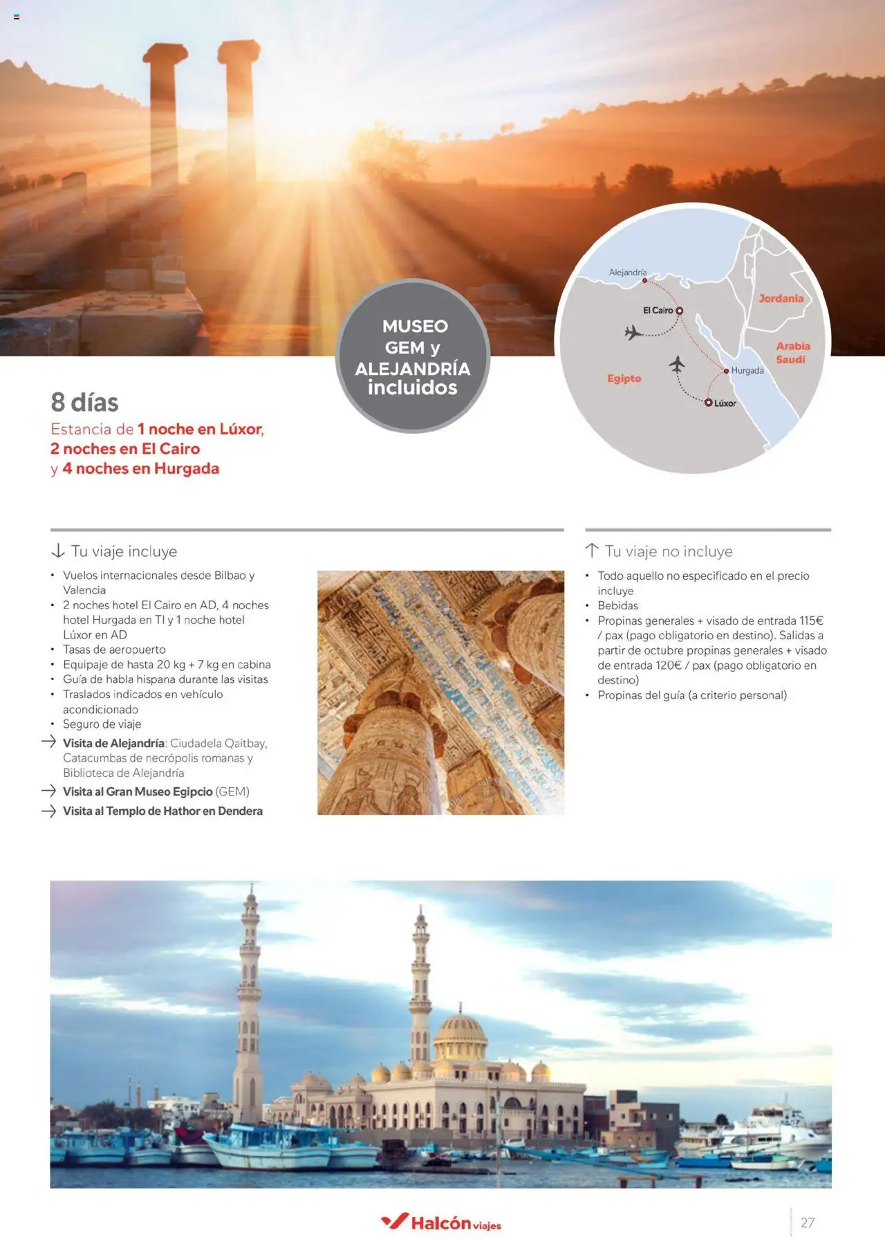 Halcón Viajes Egipto - Página de 27 - Válido desde 01/07/2025