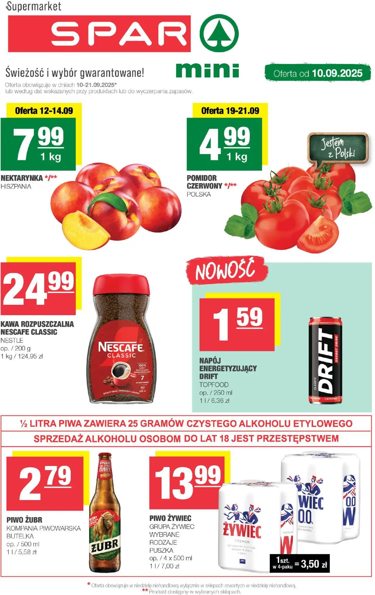 Spar Gazetka - Mini - strona 1- ważny od 10.09.2025