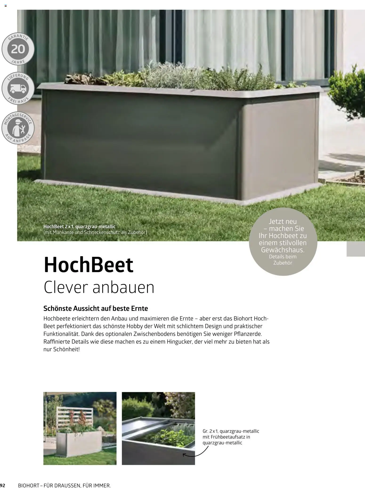 Dehner Biohort – Metall für Garten & Terrasse - Seite 92 - gültig ab 01.01.2026