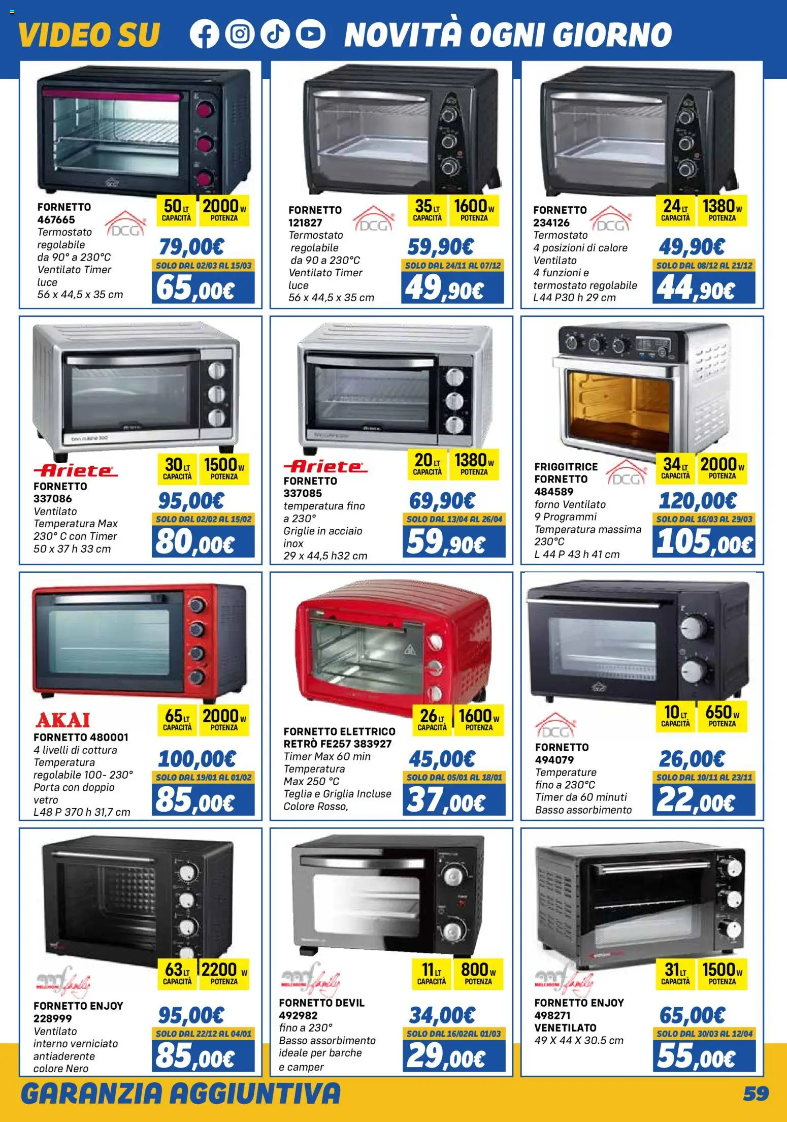 Orizzonte Elettrodomestici catalogo - pagina 59 - valido dal 01/11/2025