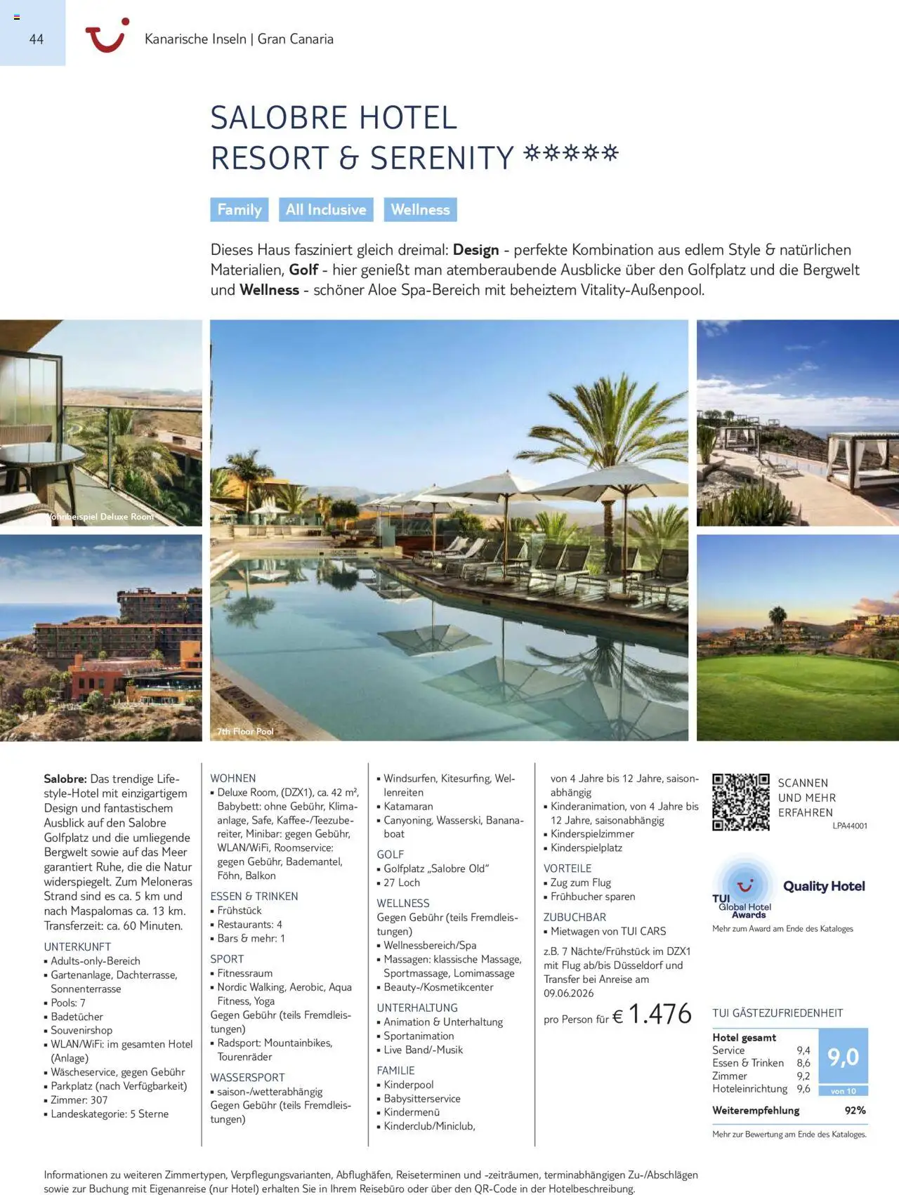 TUI Prospekt Kanaren, Kapverden & Senegal 2025/26	  - Seite 44 - gültig ab 01.11.2025