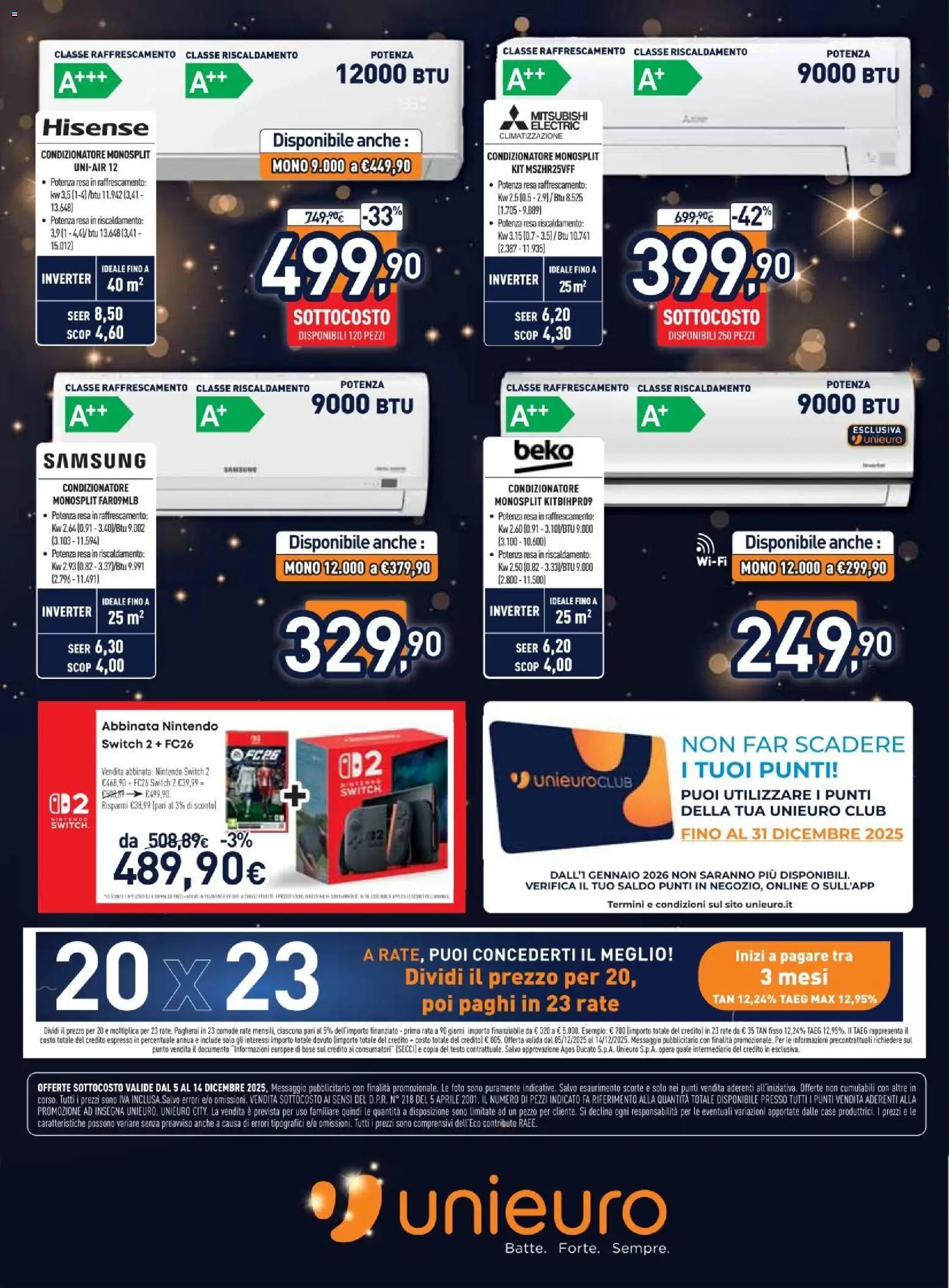 Volantino Unieuro	 - pagina 25 - valido dal 05/12/2025