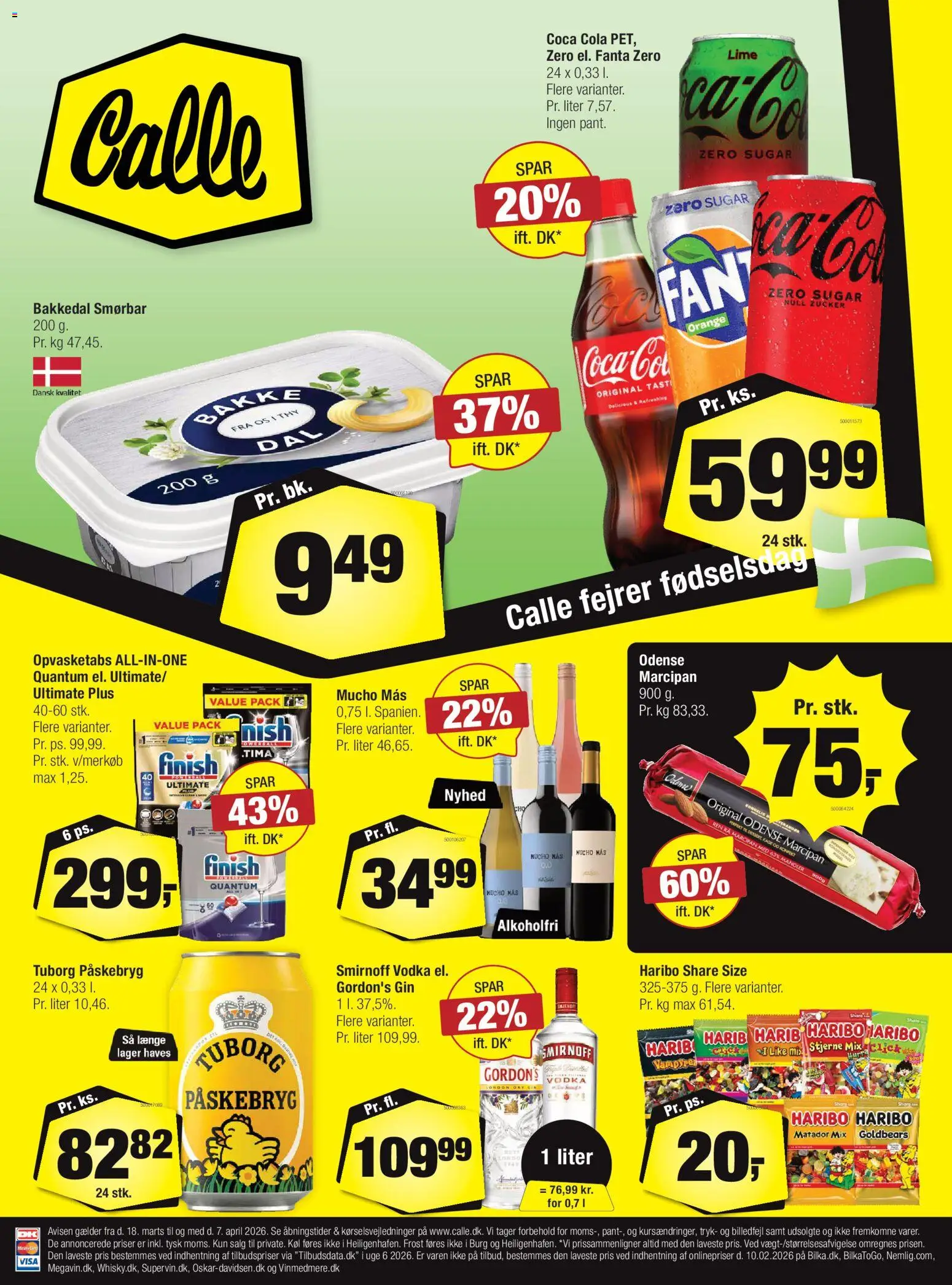 Calle - Tilbudsavis - page 1- valid from 18/03/2026