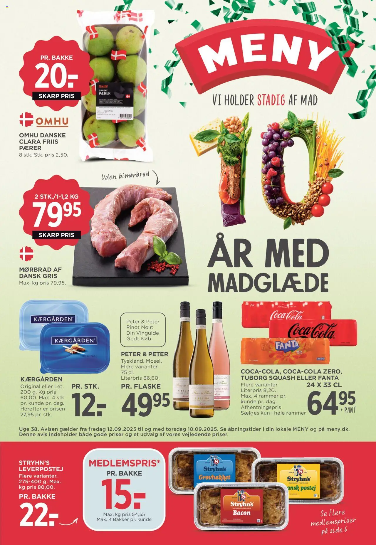 Meny - Tilbudsavis - side 1- gyldig fra 12/09/2025
