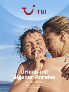 Vorschau TUI Urlaub mit eigener Anreise 2025/26 gültig ab 01.11.2025