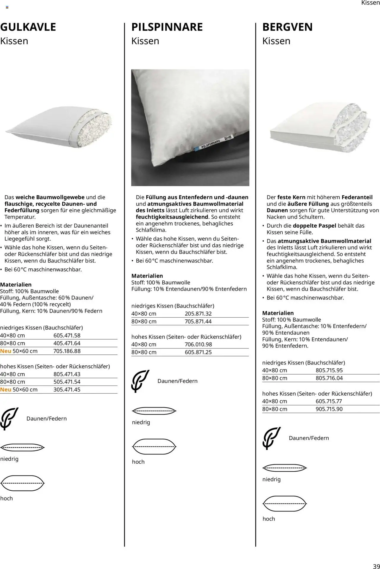 Ikea Prospekt  Schlafkomfort	 - Seite 39 - gültig ab 30.09.2025