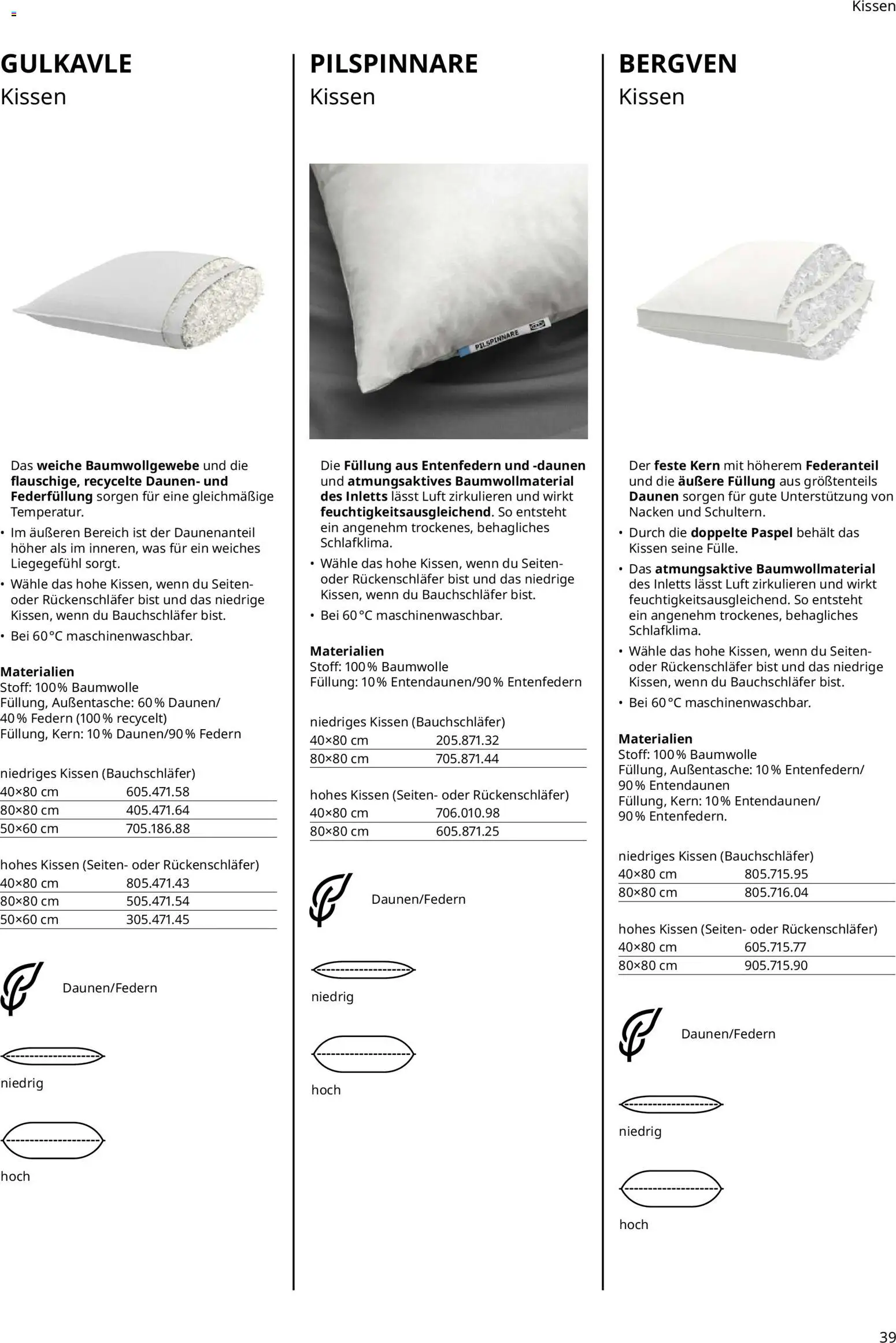 Ikea Prospekt  Schlafkomfort	 - Seite 39 - gültig ab 30.09.2025