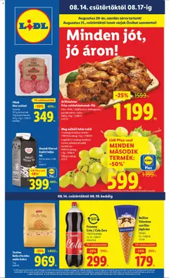 Előnézet Lidl Akciós újság érvényes 2025.08.14.-tól