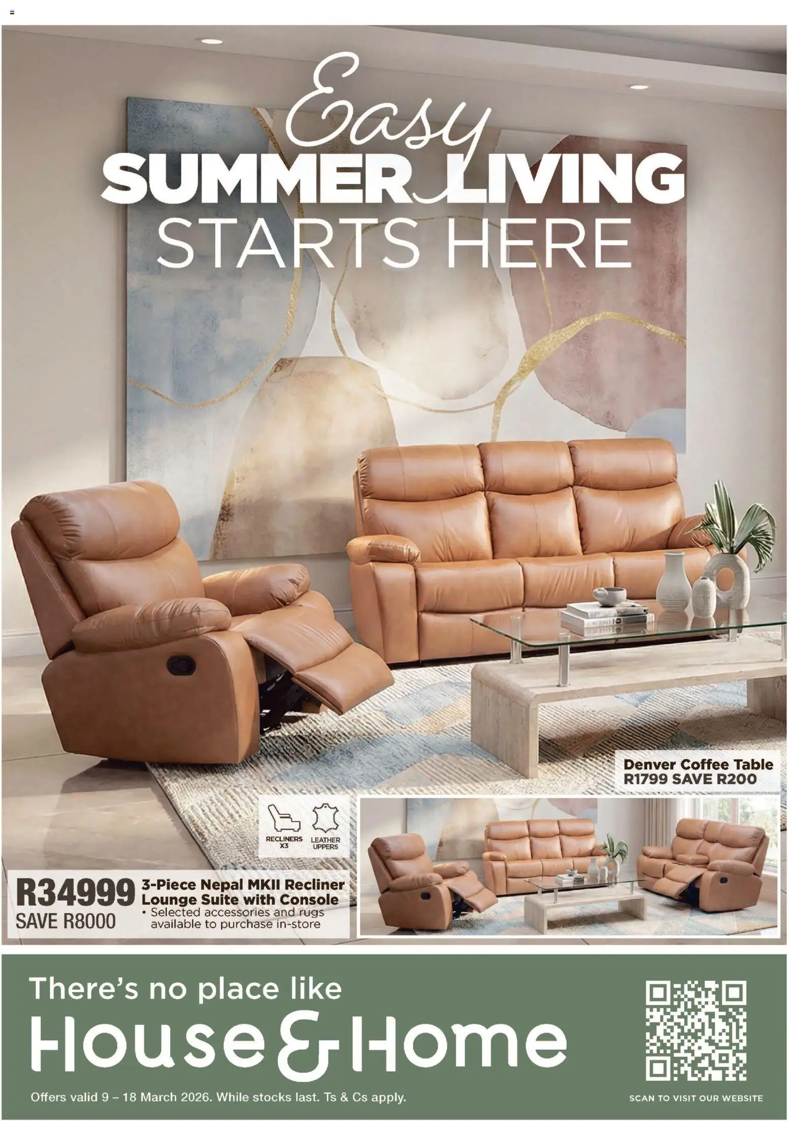 House and Home Specials - page 1- valid from 09/03/2026