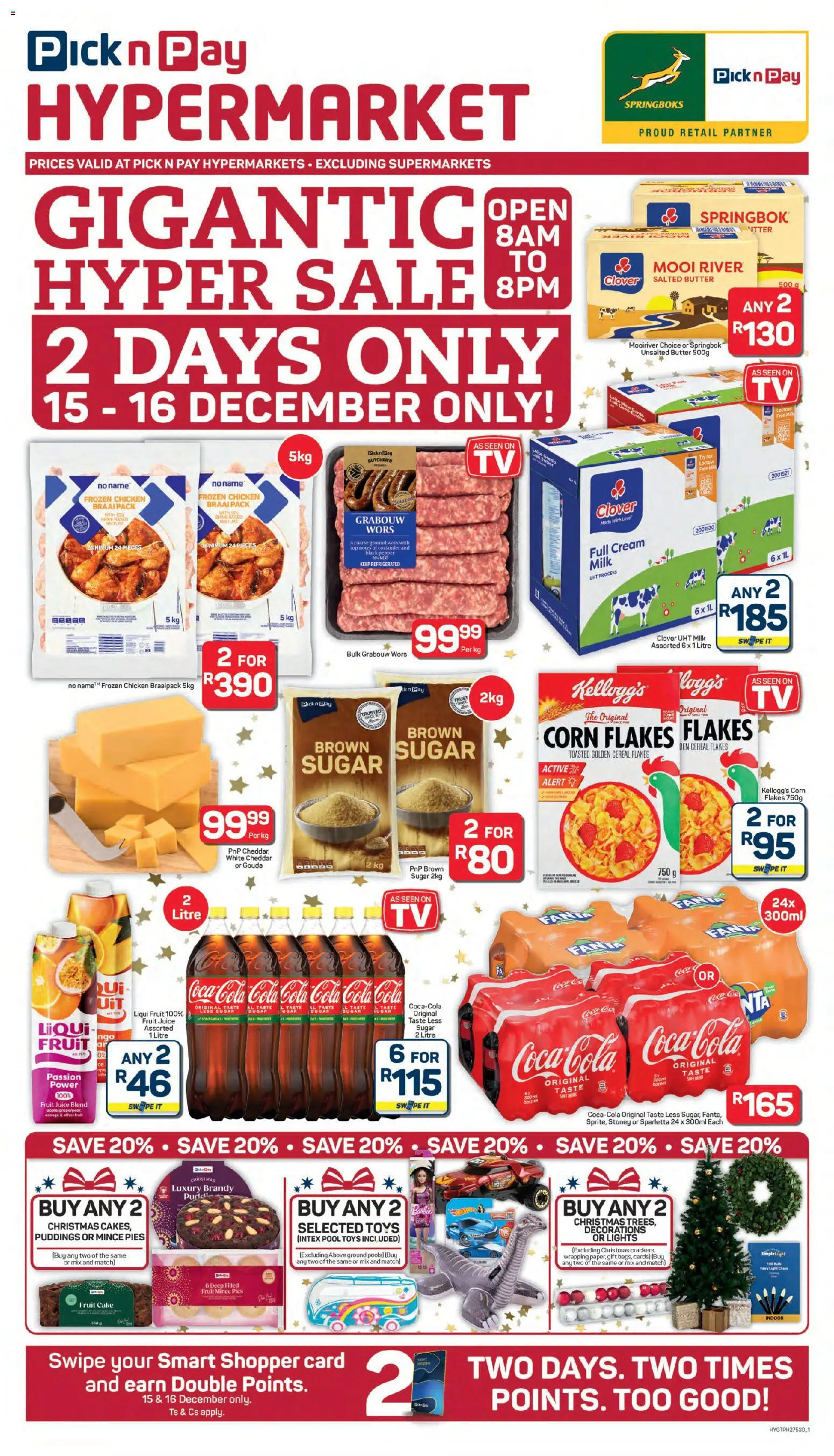Pick n Pay - Hypermarket Gigantic Sale - page 1- valid from 15/12/2025
