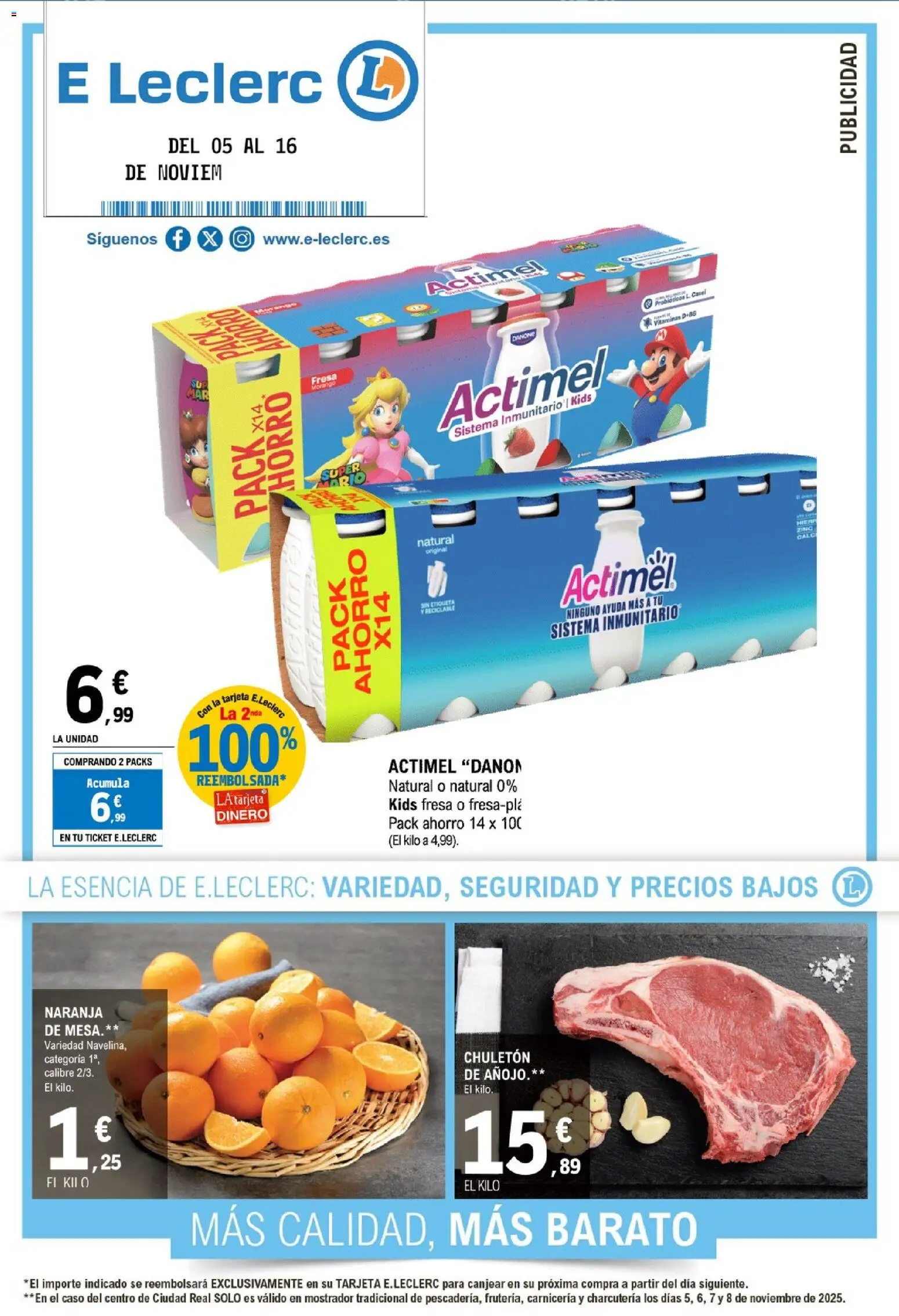 E.Leclerc folleto - Página de 1 - Válido desde 05/11/2025