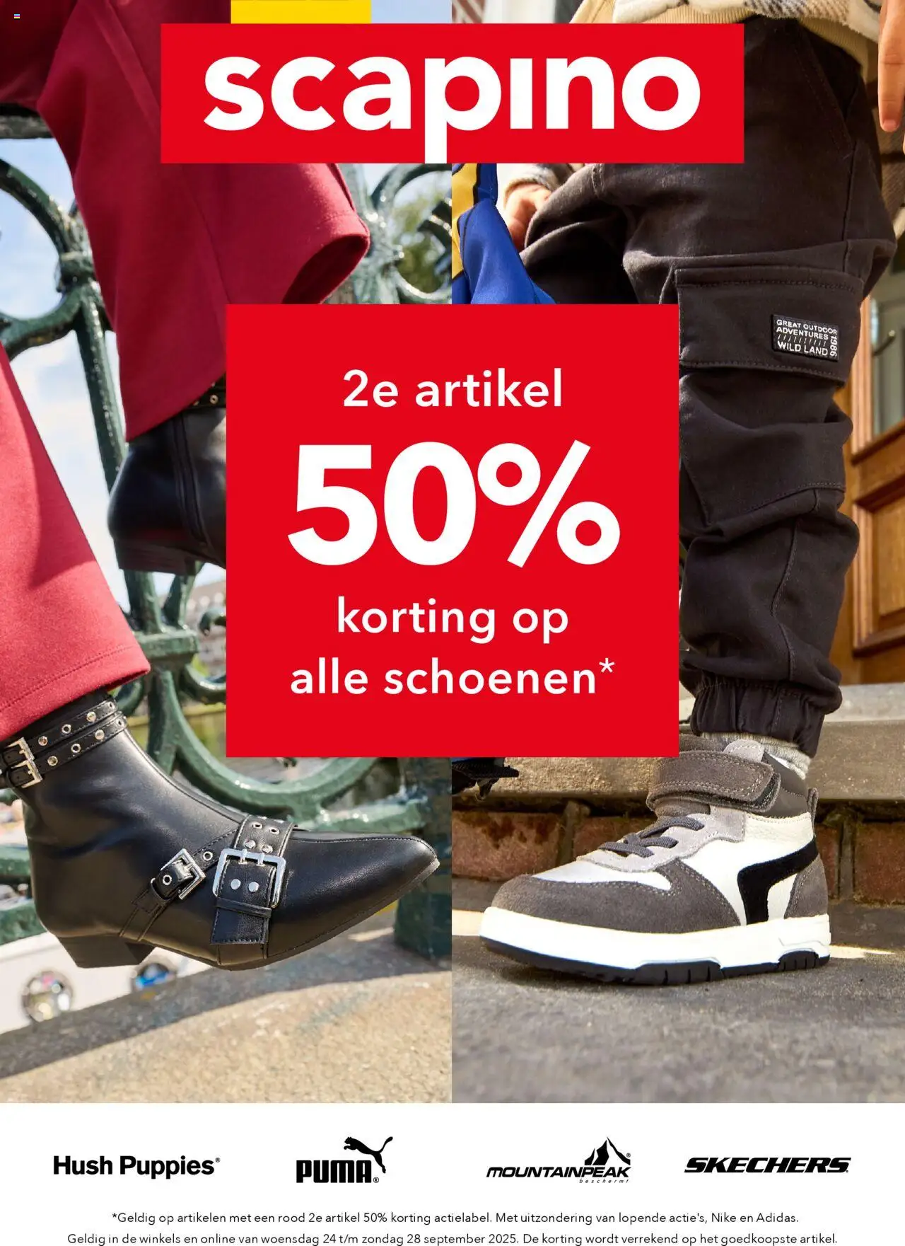 Scapino - Extra Leaflet 50Schoenen DEF - pagina 1- geldig vanaf 24-09-2025