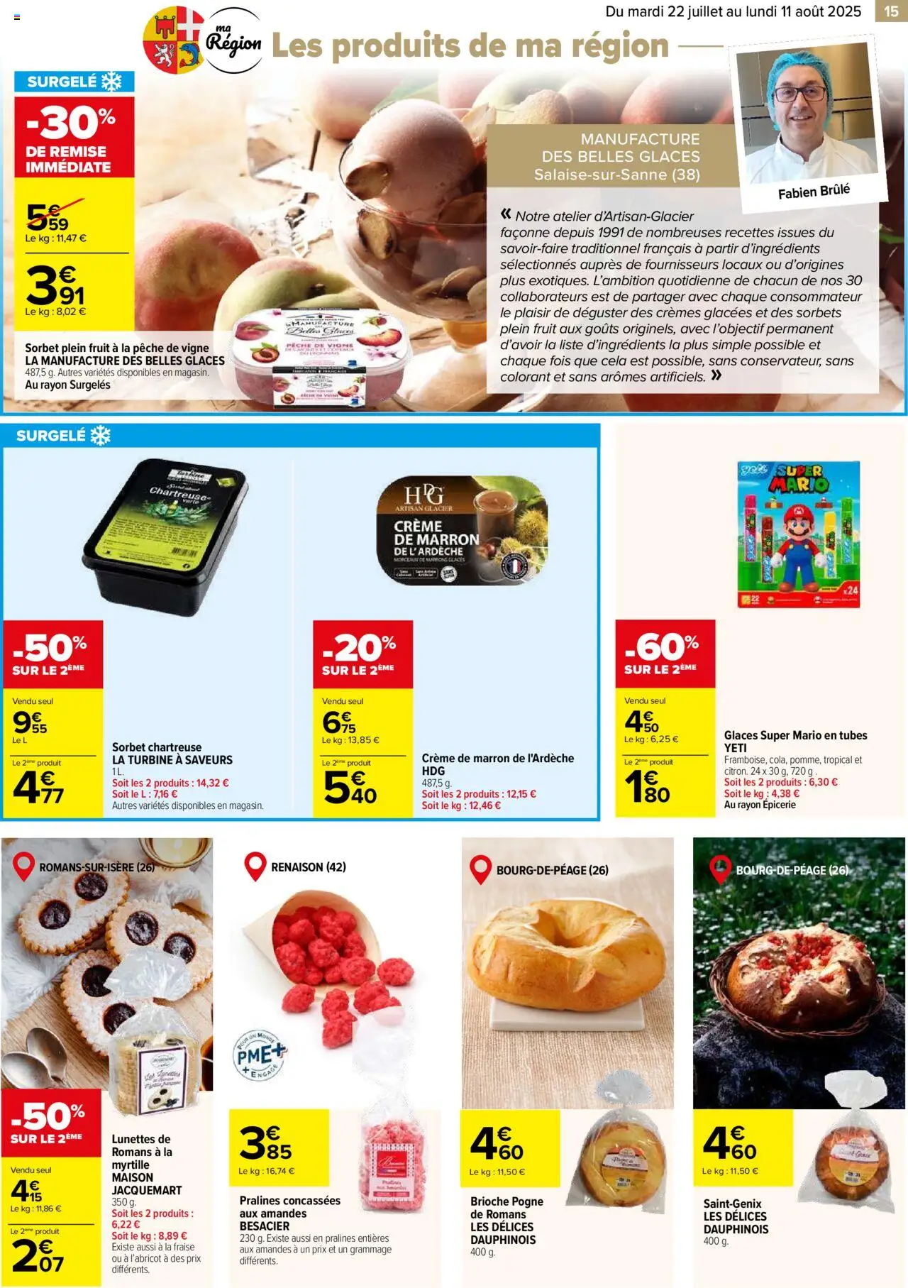 Carrefour le meilleur de ma région - page 15 - valable à partir du 22/07/2025