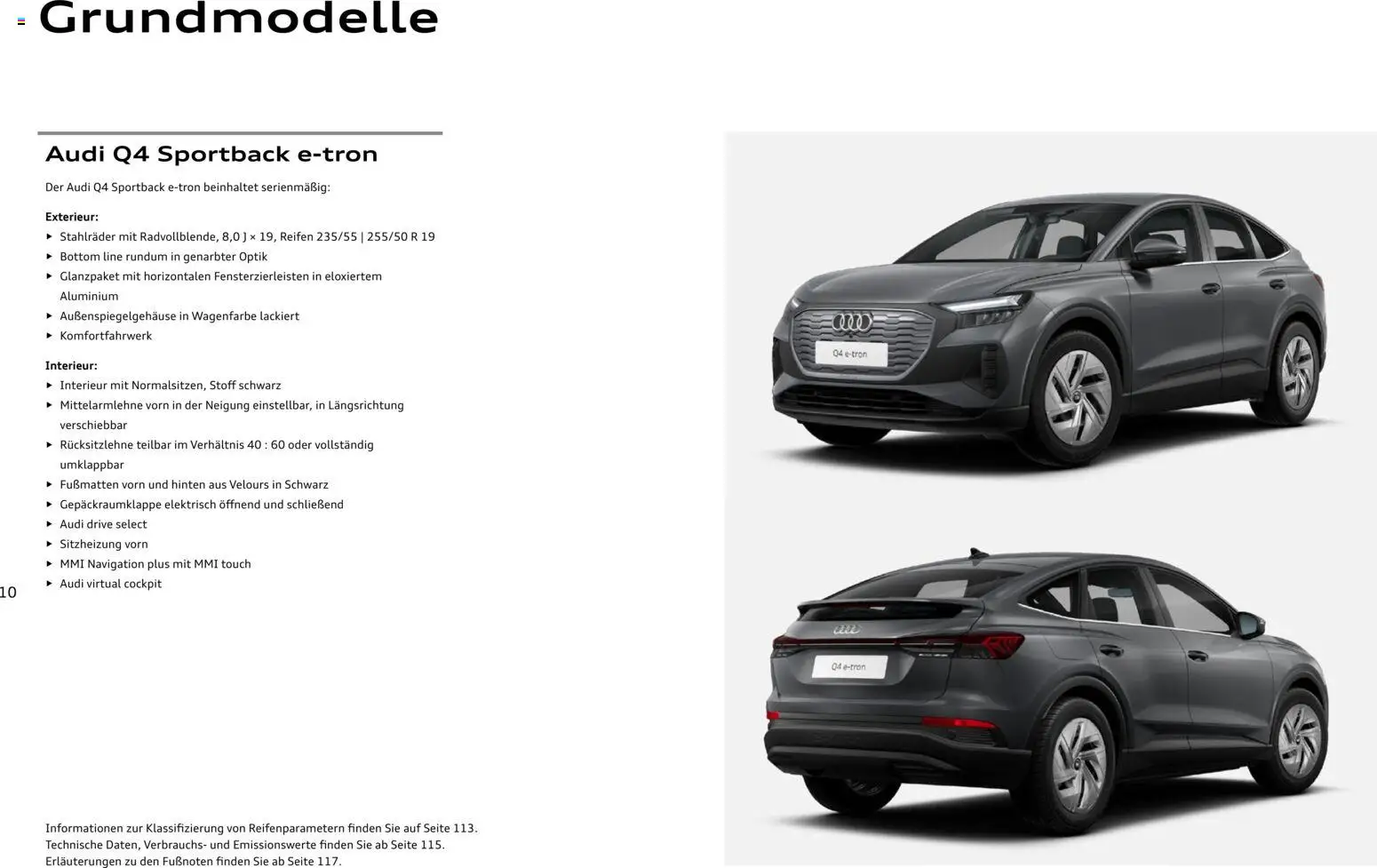 Audi Q4 e-tron / Q4 Sportback e-tron - Seite 10 - gültig ab 01.10.2025