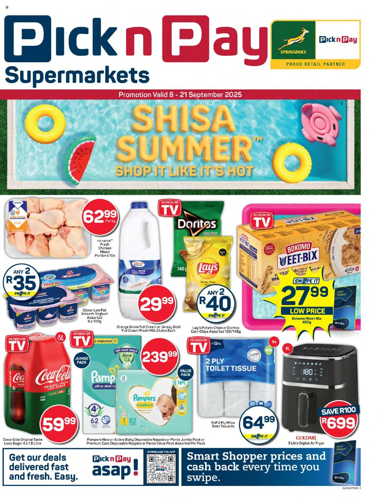 Pick n Pay Specials - page 1- valid from 08/09/2025