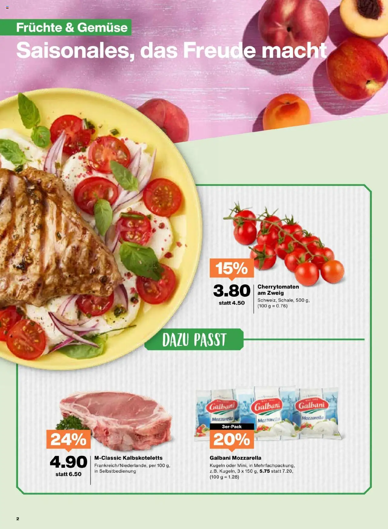Migros Aktionen - Seite 2- gültig ab 22.07.2025