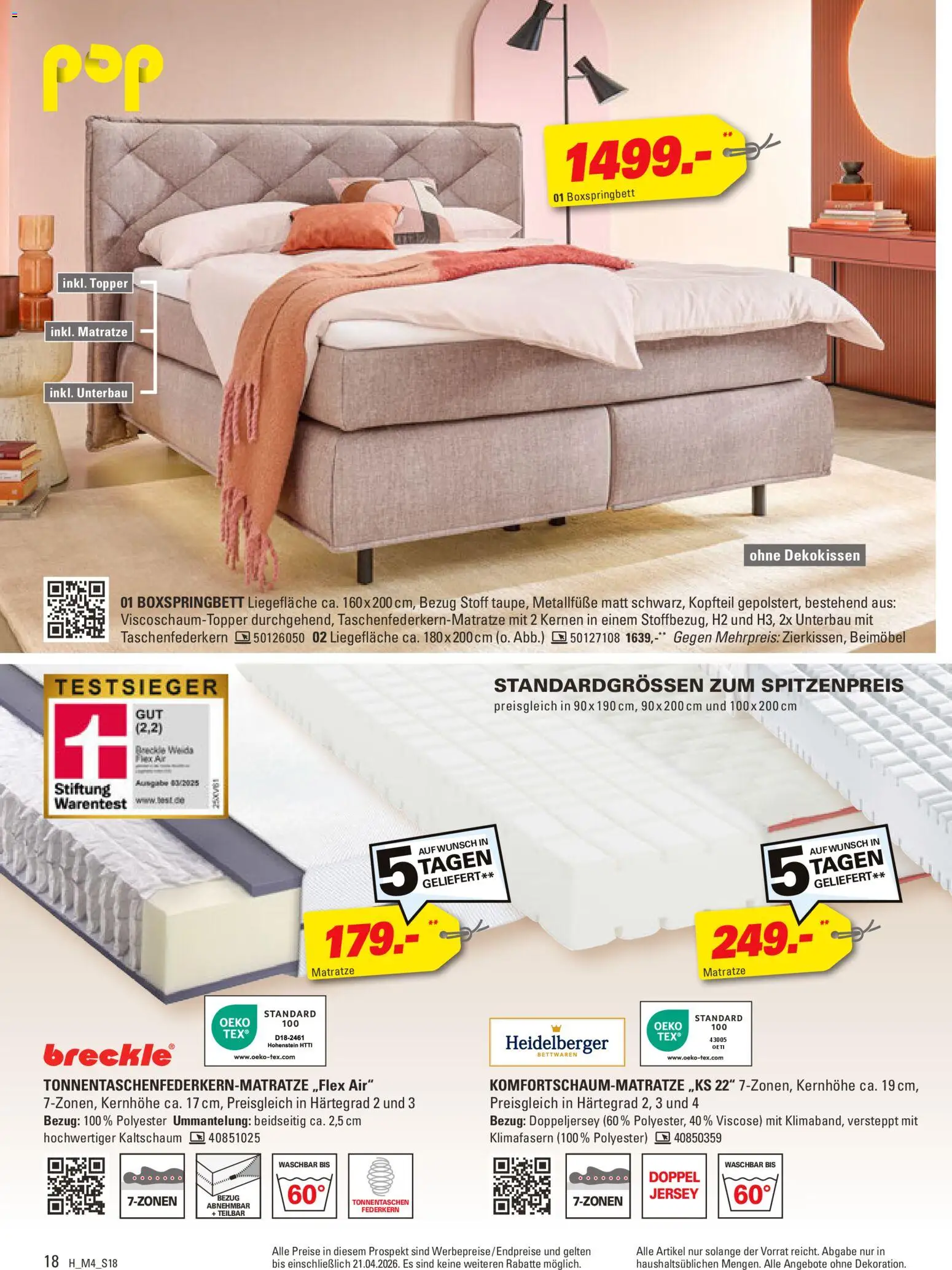 Höffner Prospekt 	 - Seite 18 - gültig ab 01.04.2026