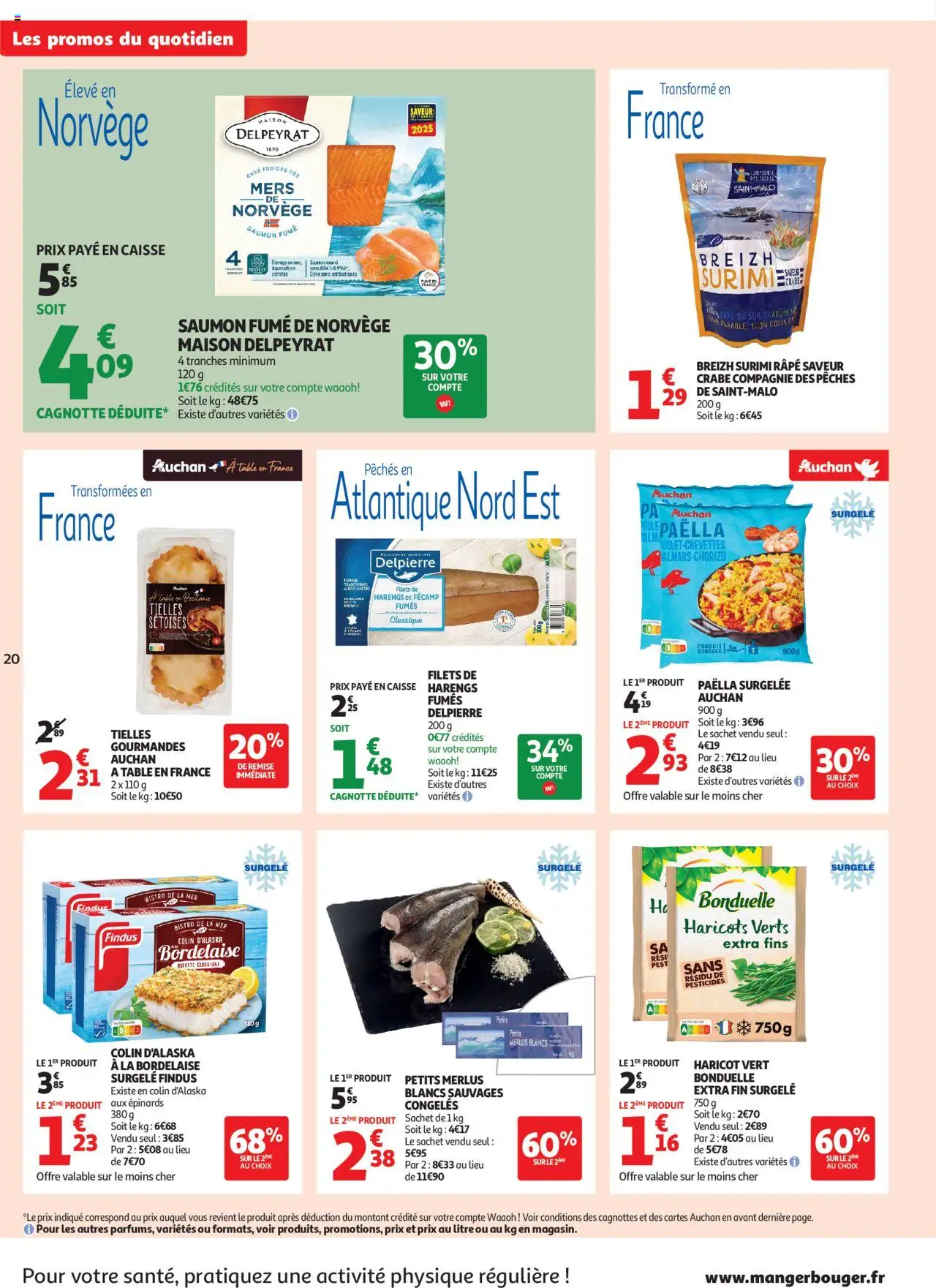 Auchan C'est parti pour une année moins chère dans votre super - page 20 - valable à partir du 16/07/2025