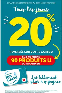 Aperçu U Express - Ma sélection Carte U décembre valable à partir du 01/12/2025