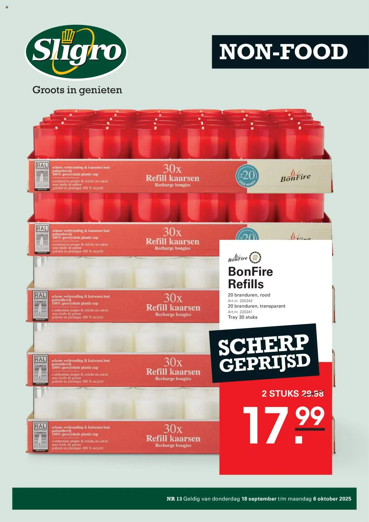Sligro - Non-Food - pagina 1- geldig vanaf 18-09-2025