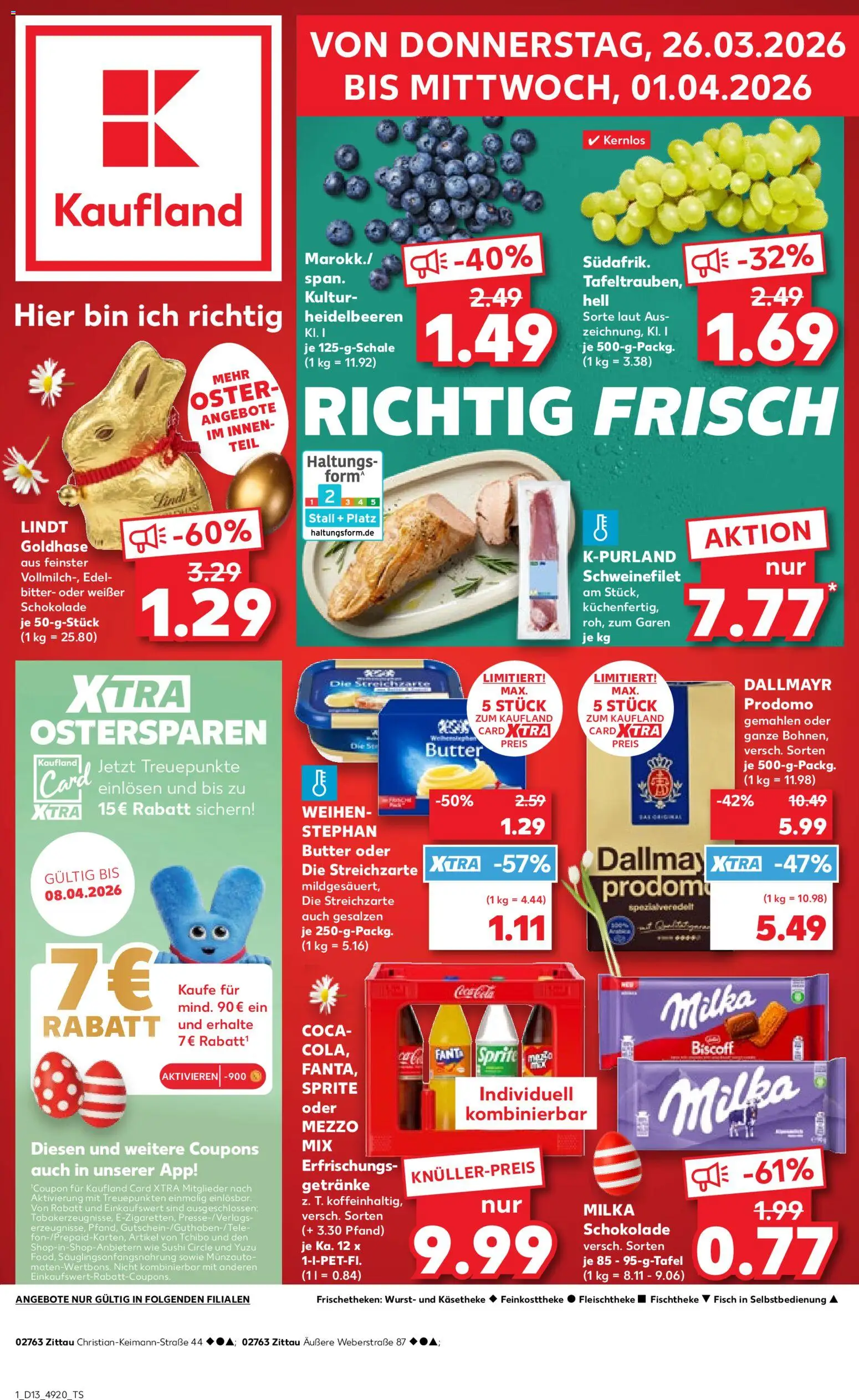 Kaufland Prospekt 	 - Seite 1 - gültig ab 26.03.2026