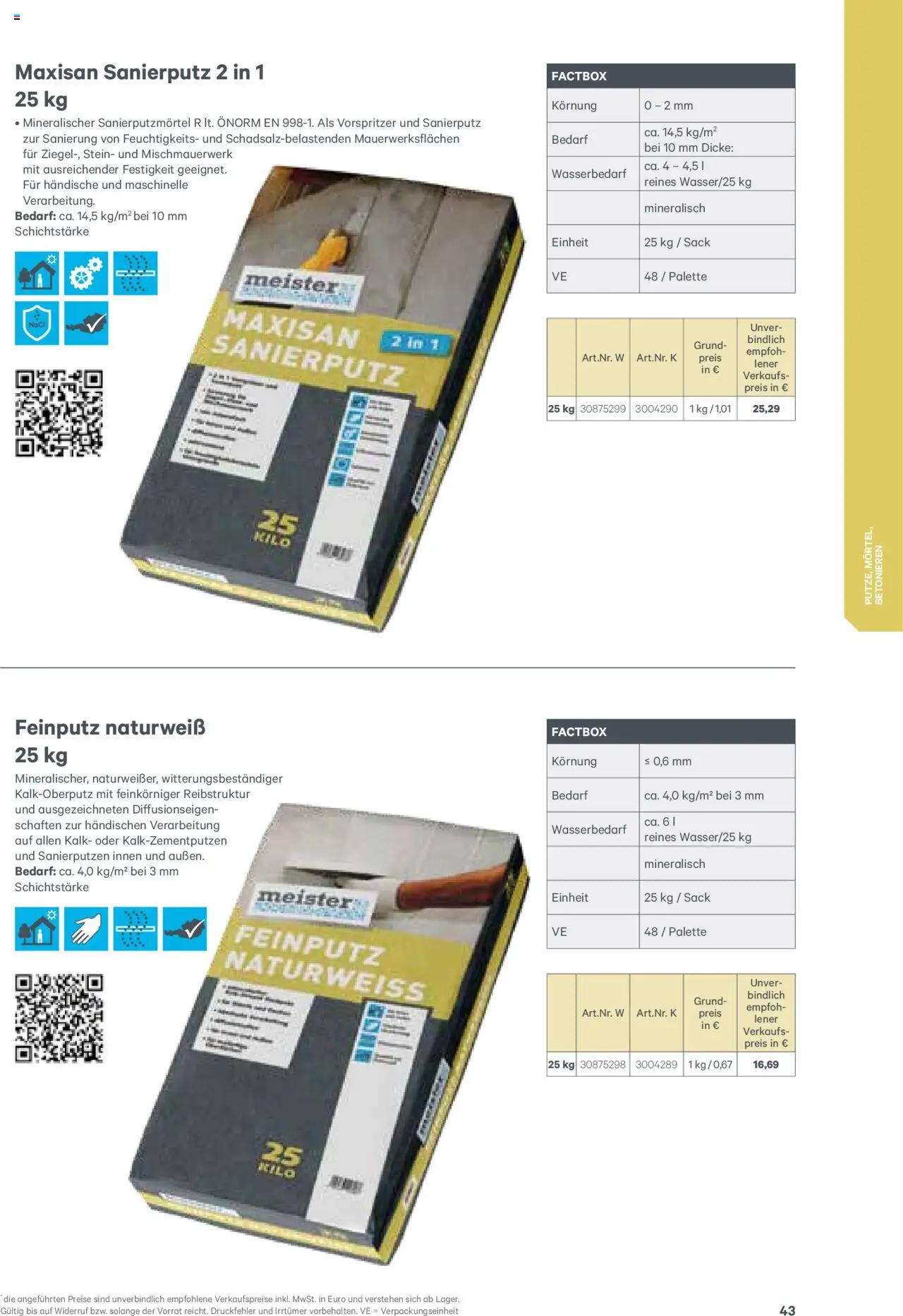 Lagerhaus meister Katalog 2025 - Seite 43- gültig ab 08.01.2025