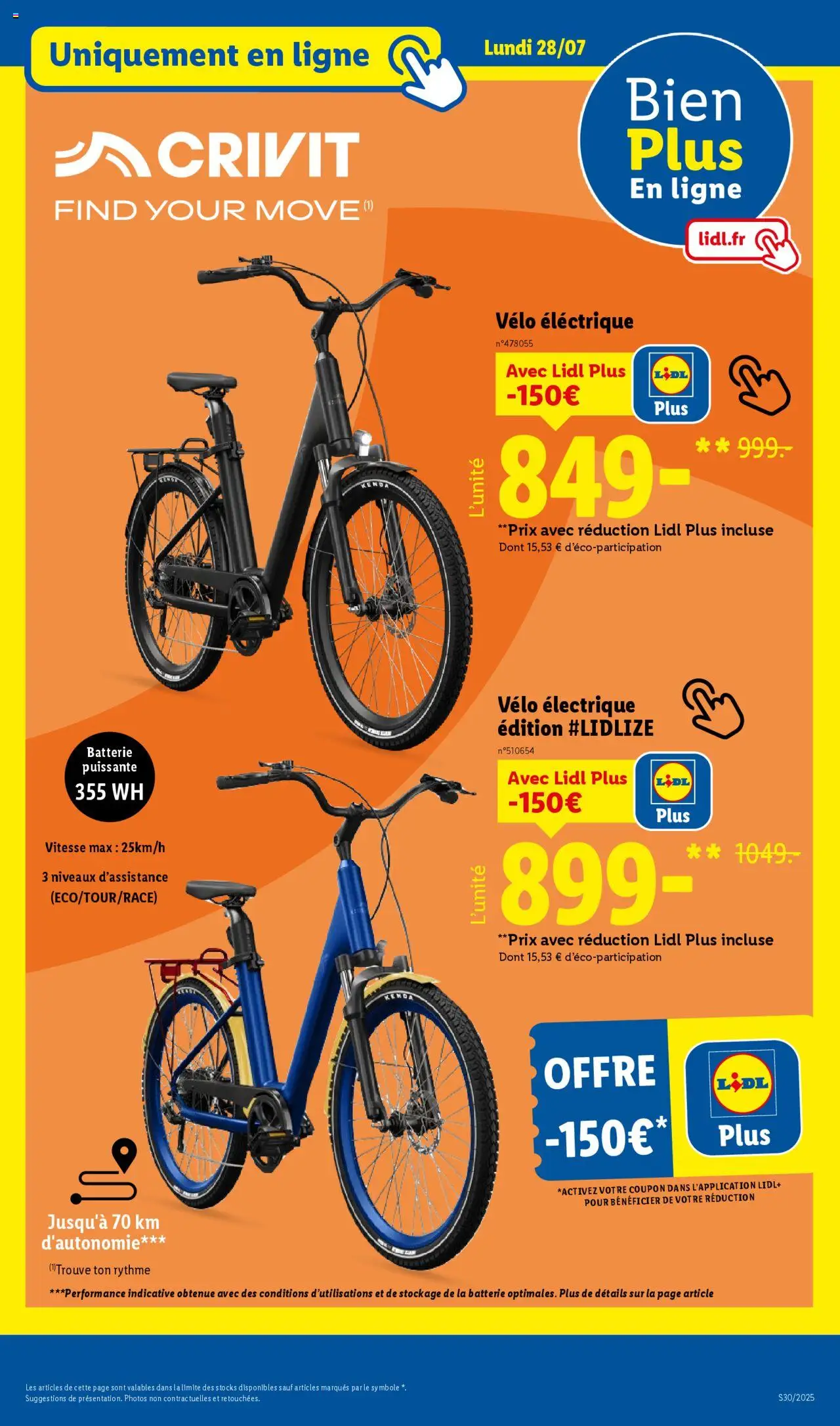 LIDL catalogue semaine 29 - page 67 - valable à partir du 24/07/2025