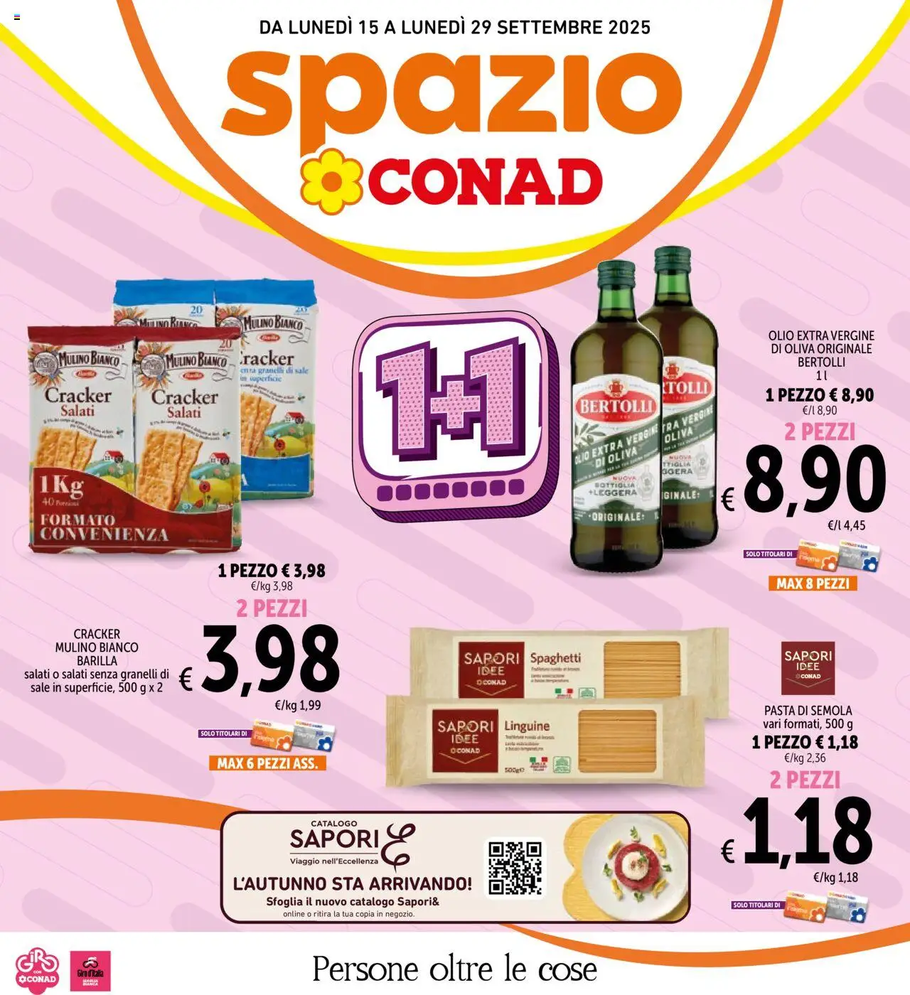 Volantino Spazio Conad - pagina 1 - valido dal 15/09/2025