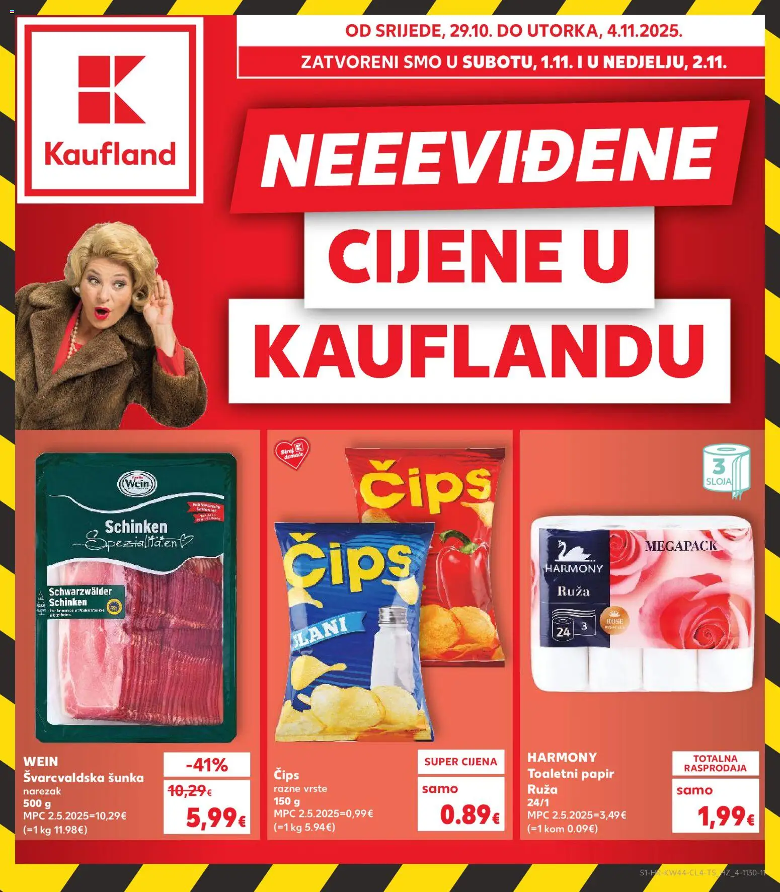 Neevidene cijene u Kauflandu Kaufland - stranica 1- važeći od 29.10.2025