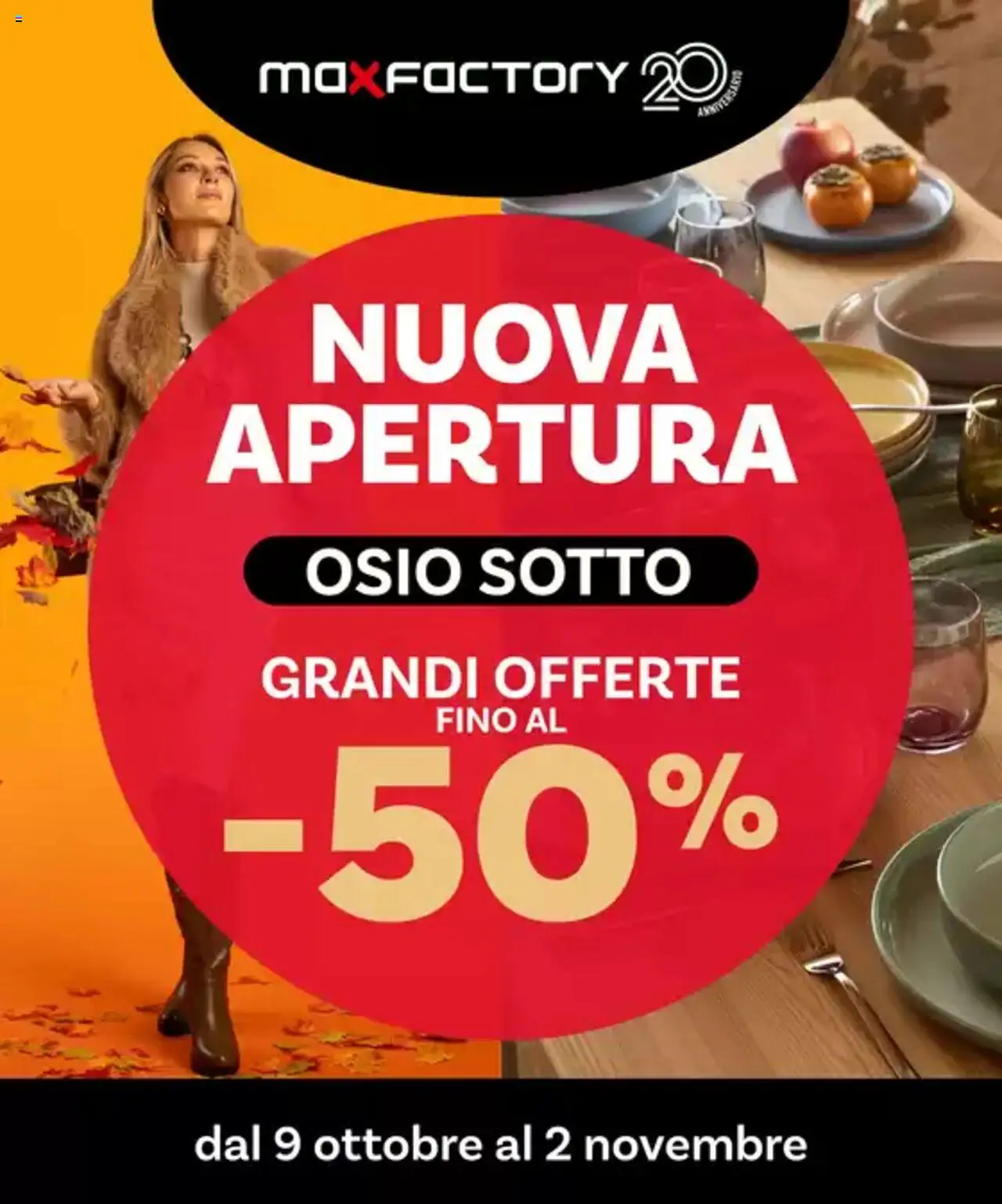 Volantino Max Factory - pagina 1 - valido dal 09/10/2025