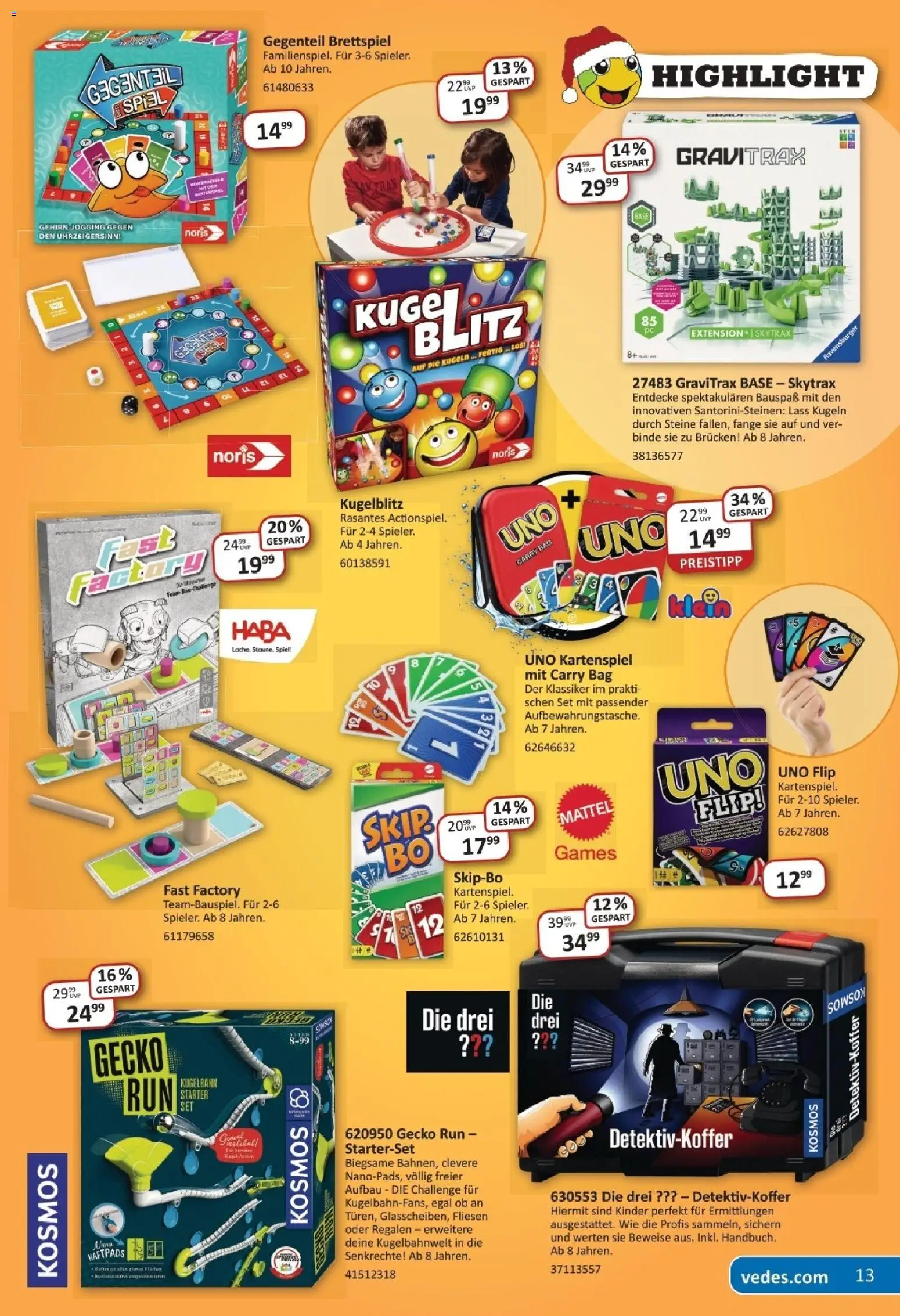 Vedes Weihnachtsflyer  - Seite 13 - gültig ab 19.11.2025