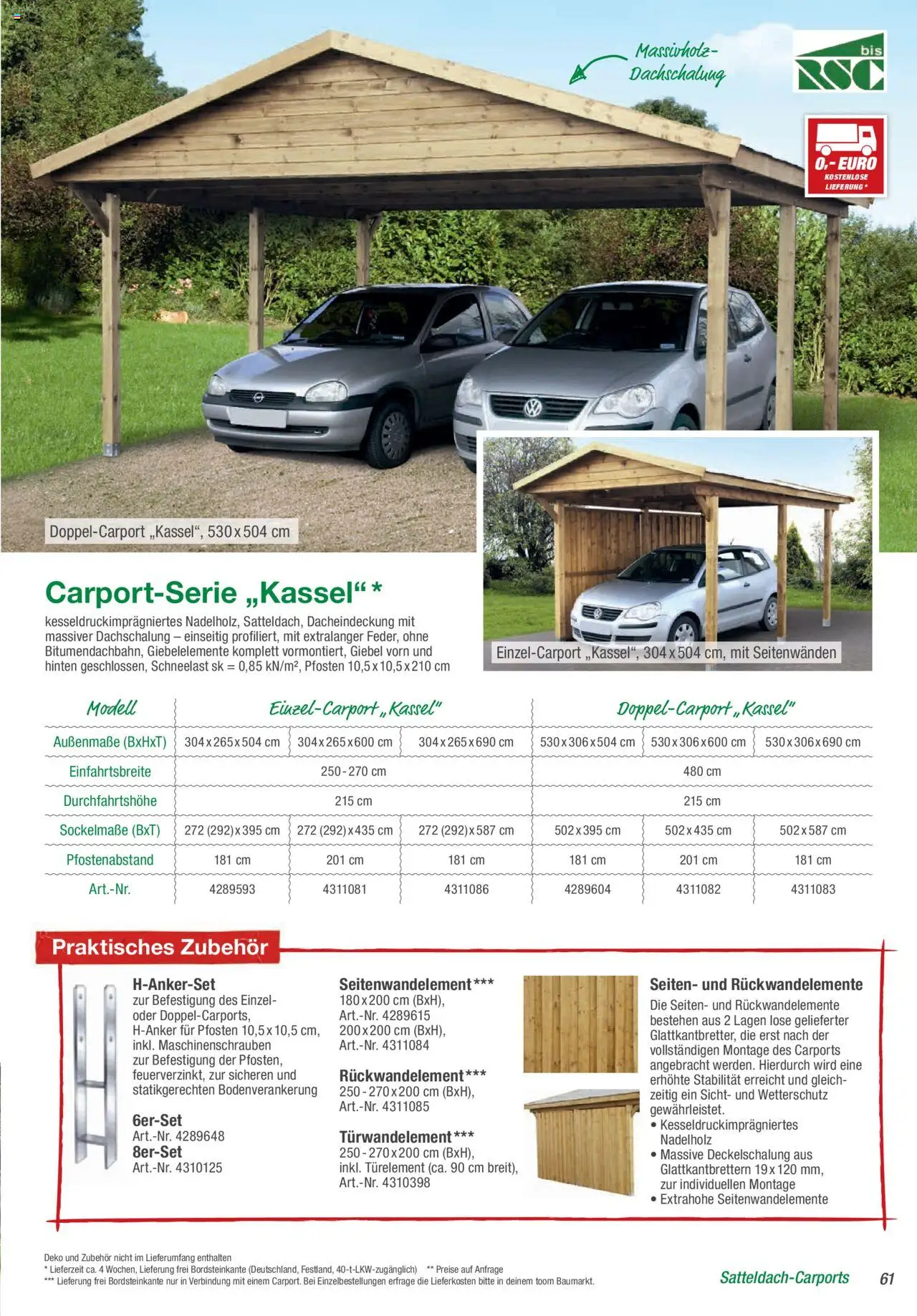 Toom Baumarkt Gartenhäuser & Carports  - Seite 61 - gültig ab 01.01.2025