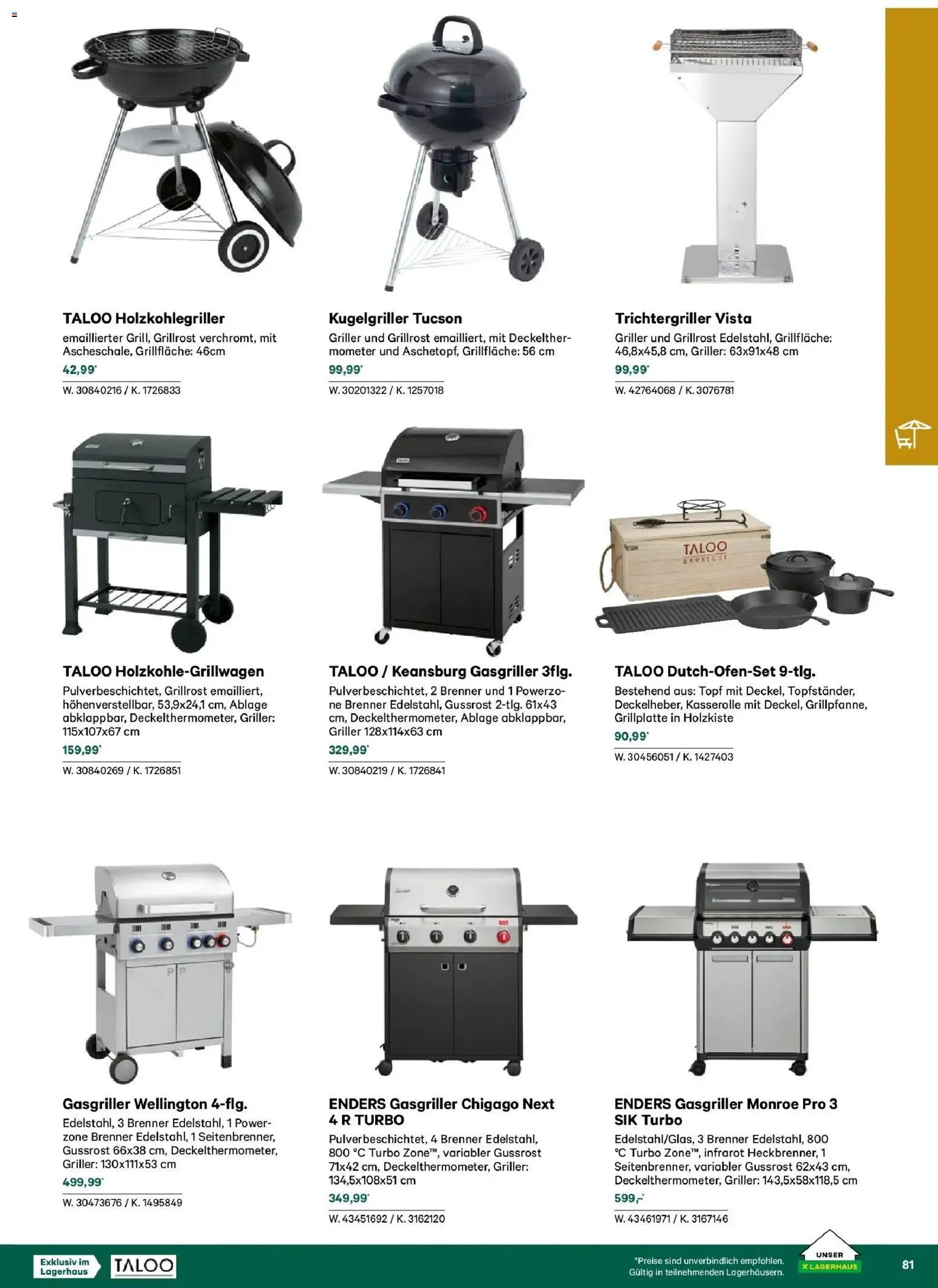 Lagerhaus Garten & Freizeit Katalog 2026 - Wien, Innsbruck - page 81- valid from 01.03.2026