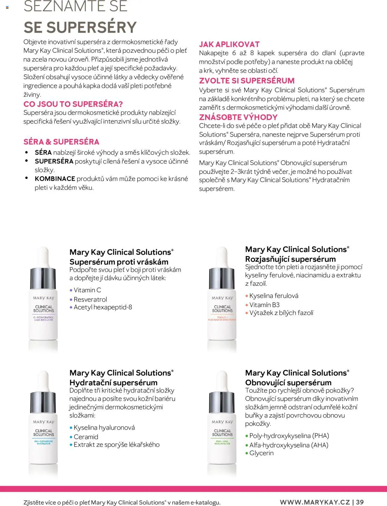 Mary Kay katalog - Průvodce péčí o pleť - strana 39- platný od 22.02.2025
