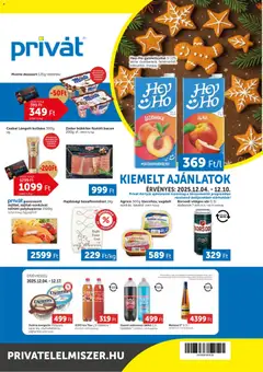 Előnézet PRIVÁT Akciós újság érvényes 2025.12.04.-tól