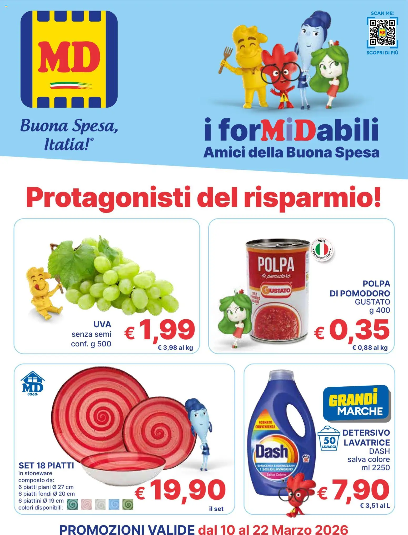 MD Discount volantino - pagina 1 - valido dal 10/03/2026