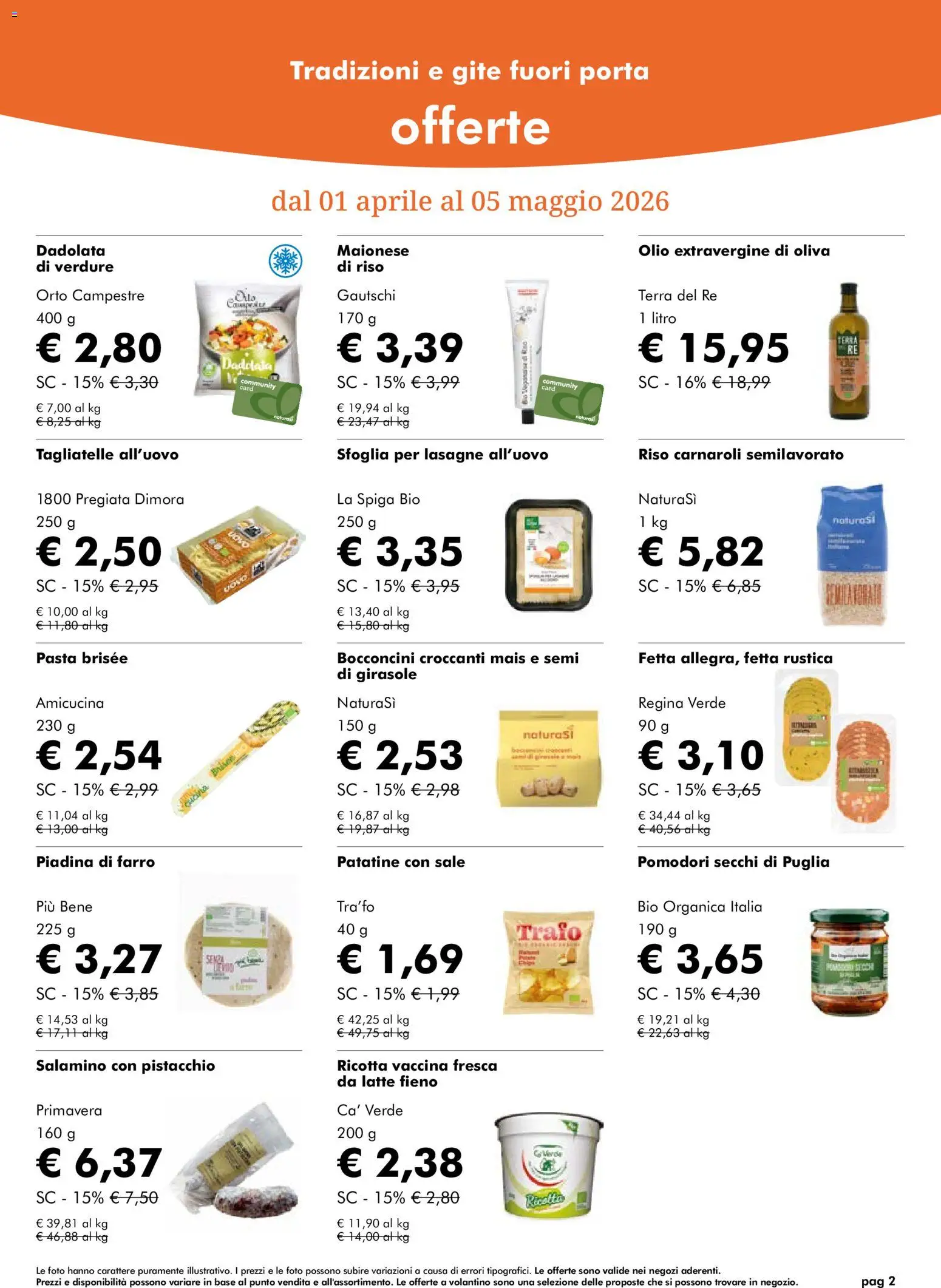 Natura Sì volantino - pagina 2 - valido dal 01/04/2026