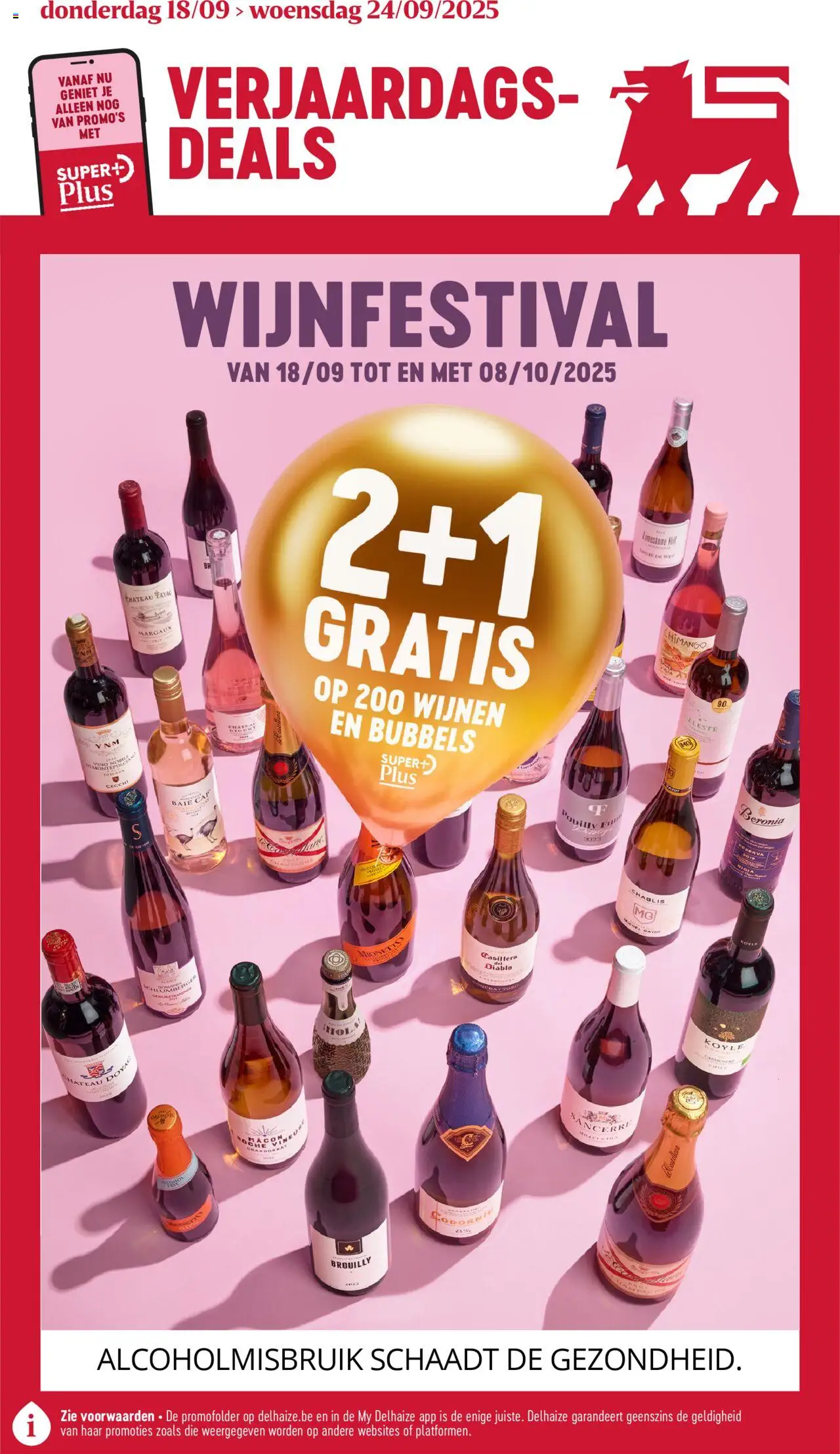 Delhaize folder week 38 - pagina 1- geldig vanaf 18/09/2025