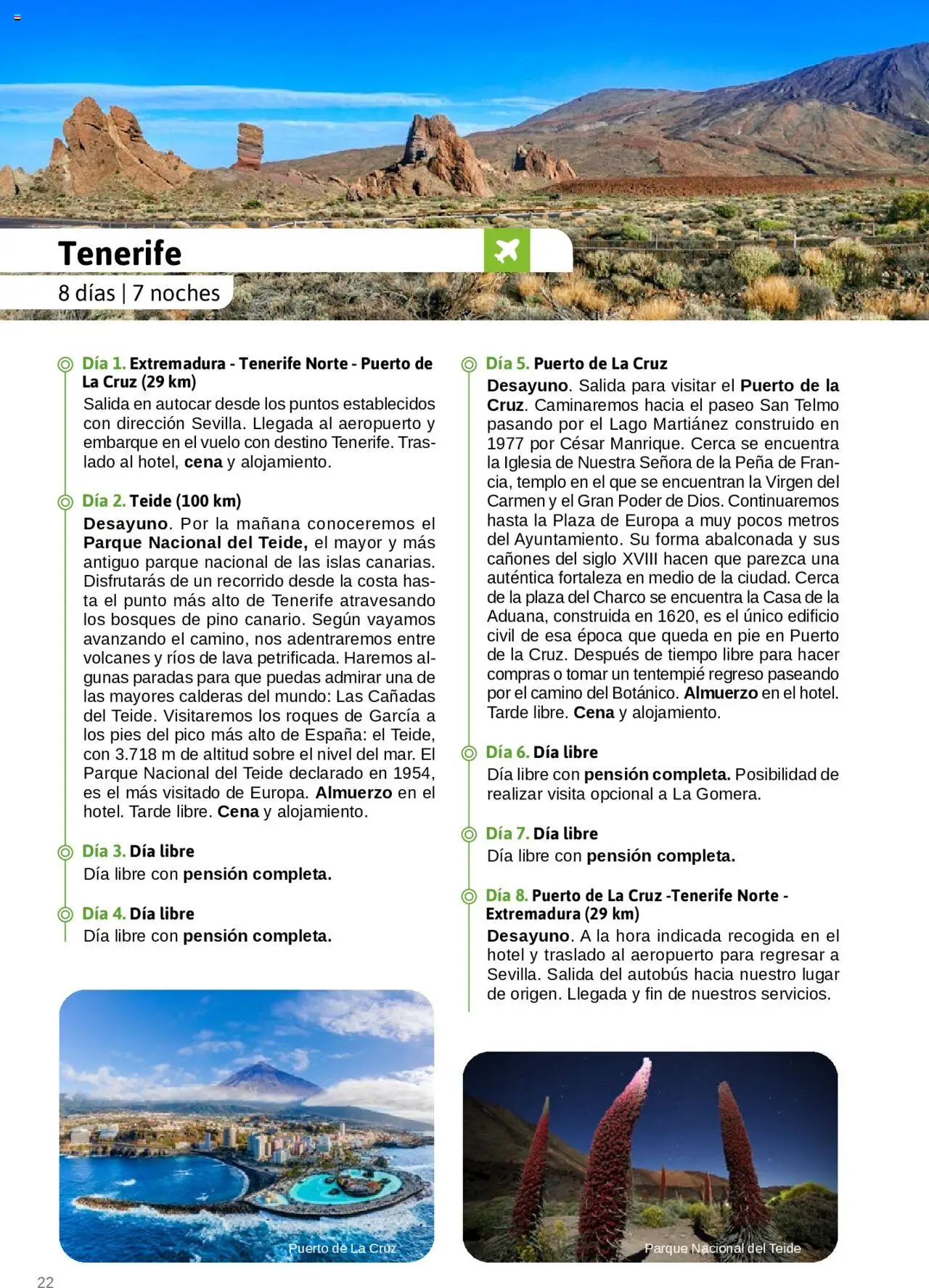 Viajes El Corte Inglés - Catálogo Junta de Extremadura - Página de 22 - Válido desde 01/03/2025