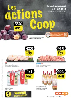 Vorschau Coop - Les actions de la semaine gültig ab 04.09.2025