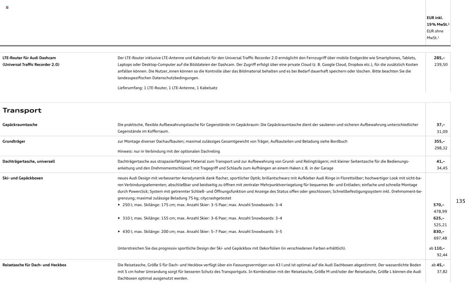 Audi Q8 - Seite 135 - gültig ab 06.11.2025