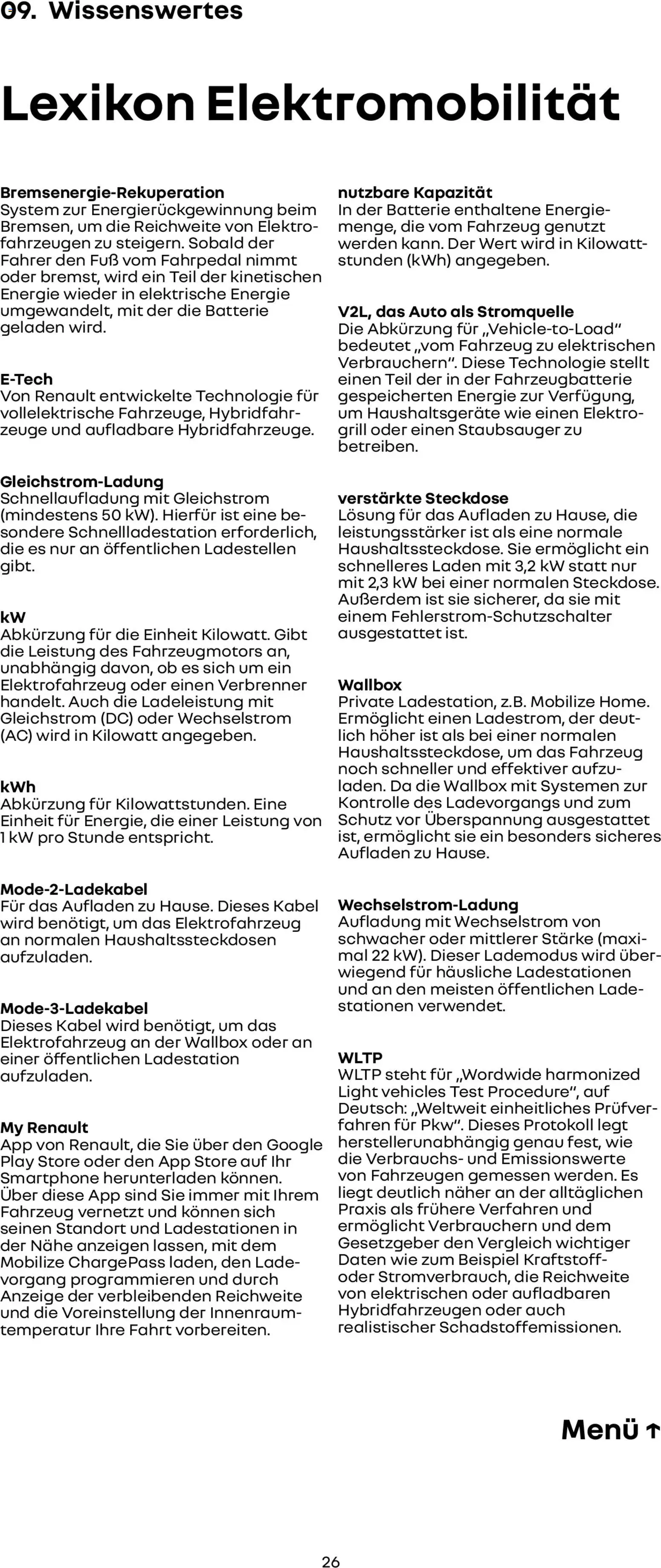 Renault Scenic E-Tech - Seite 26 - gültig ab 15.01.2026