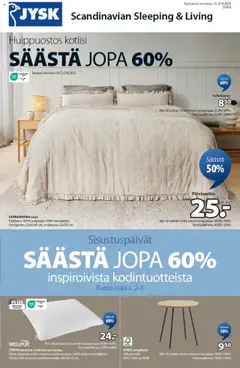 Esikatselu JYSK tarjoukset voimassa alkaen 14/08/2025
