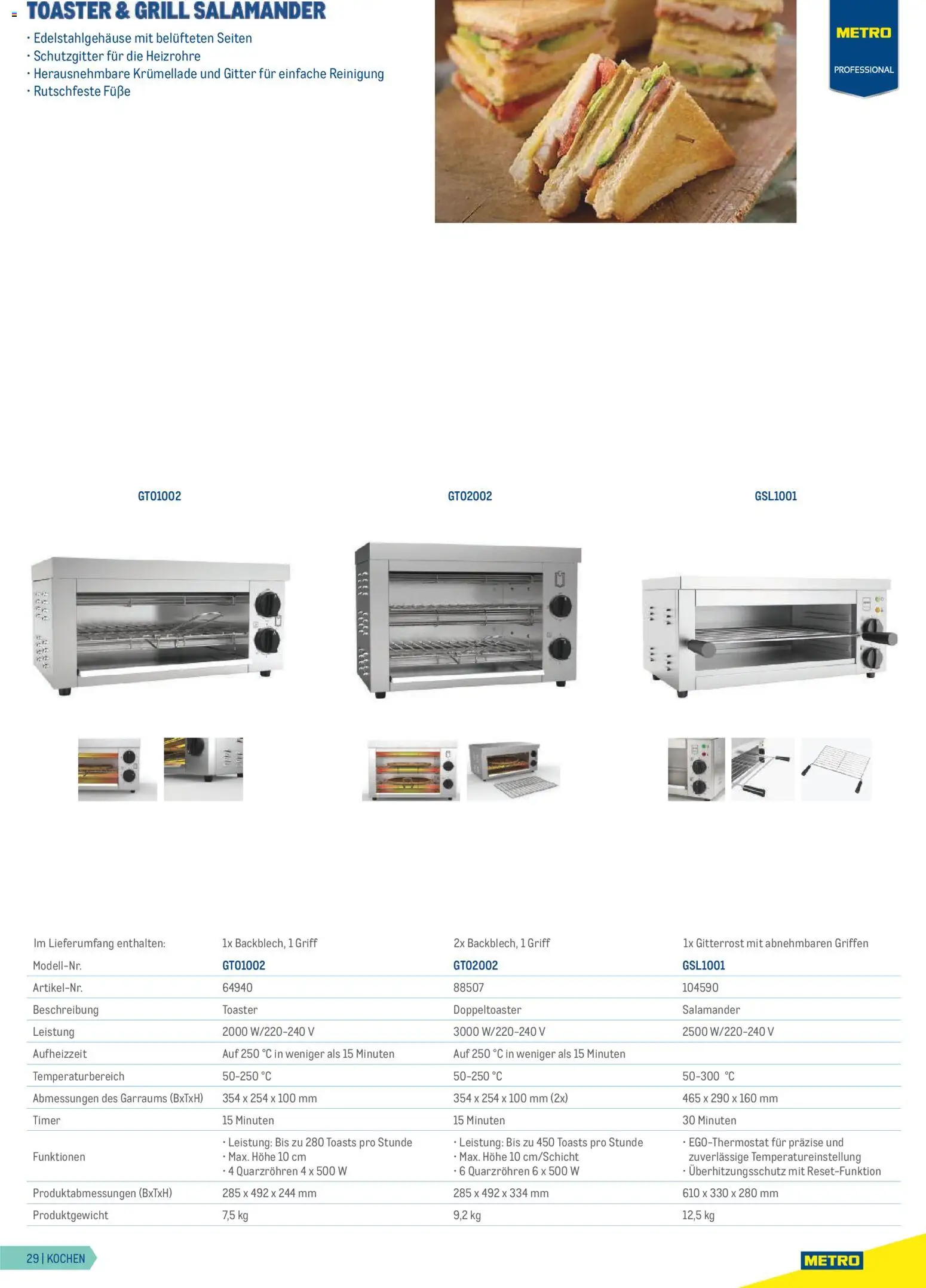 Metro Gastrogeräte - page 29- valid from 23.02.2026