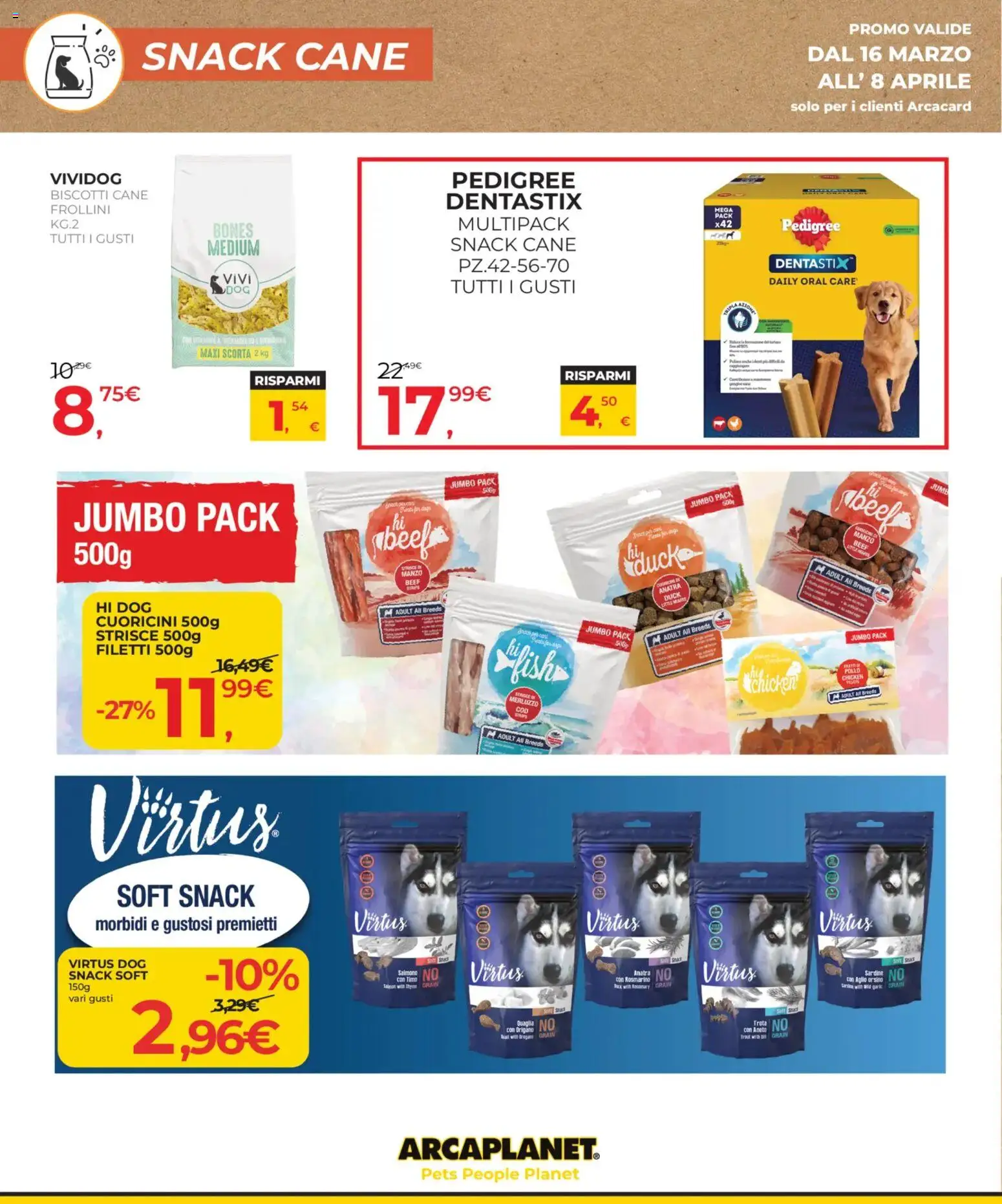 Arcaplanet volantino - pagina 12 - valido dal 16/03/2026