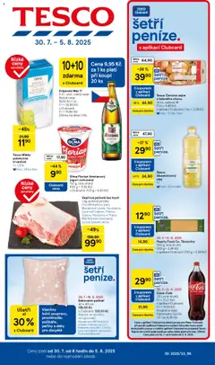 Náhled Tesco leták - Hypermarket platný od 30.07.2025